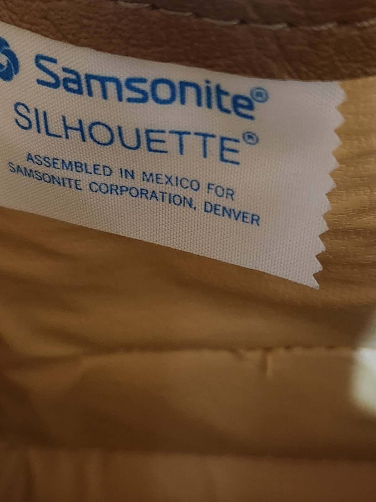 Vintage SAMSONITE Ladies Silhouette No. 213615 Toffee Shoulder Tote Bag