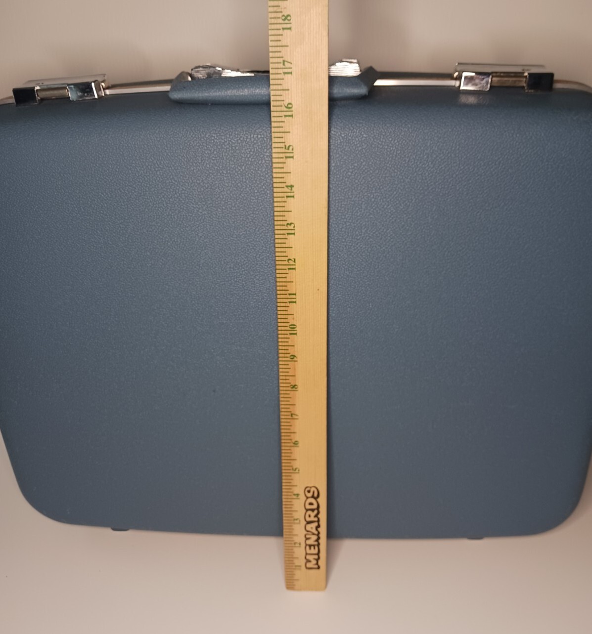 ✈️VINTAGE RETRO AIRWAY INDUSTRIES BLUE HARD SHELL SUITCASE LUGGAGE RAINBOW