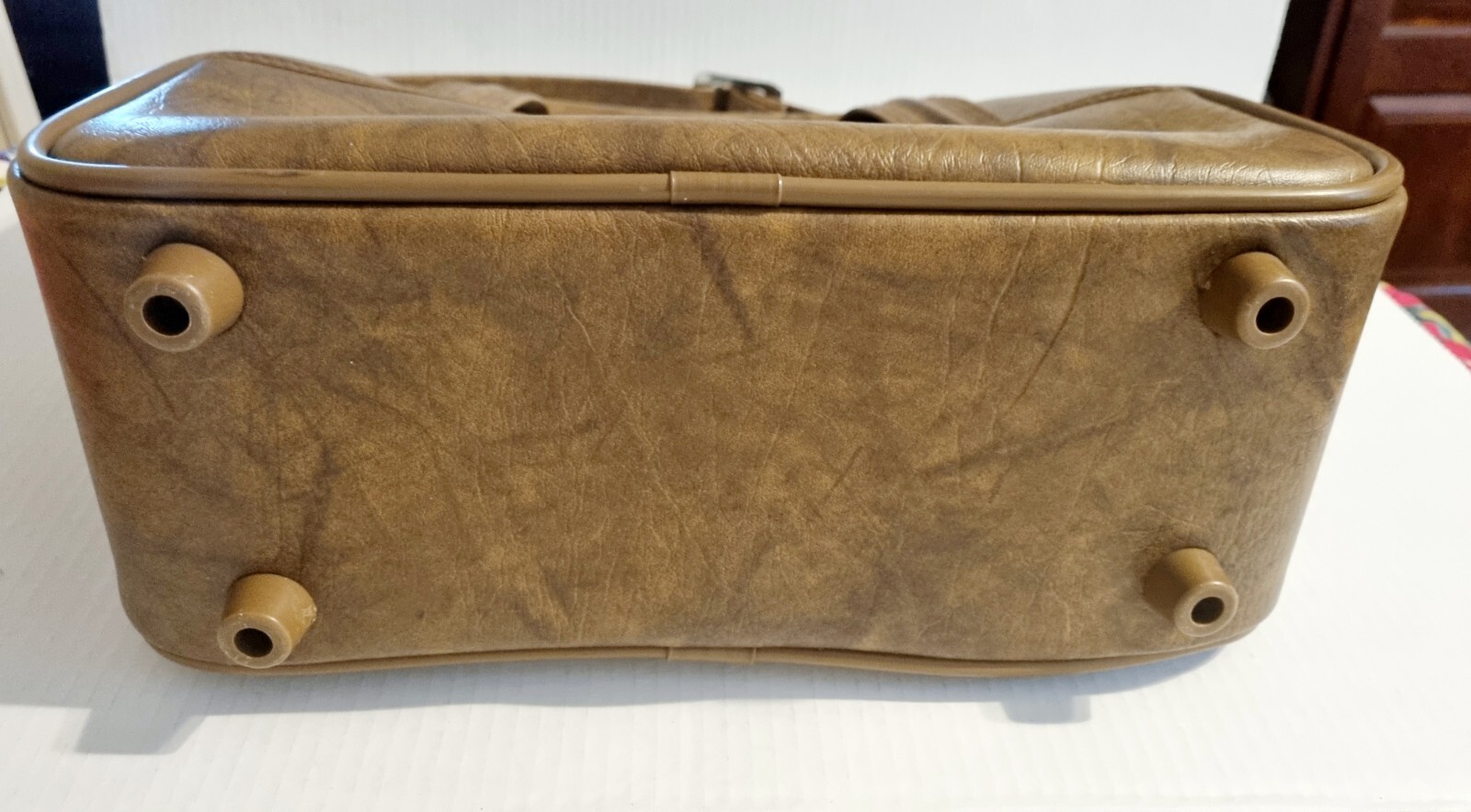 Vintage NWOT American Tourister Carry On Luggage Bag Locking Zipper 2 Keys