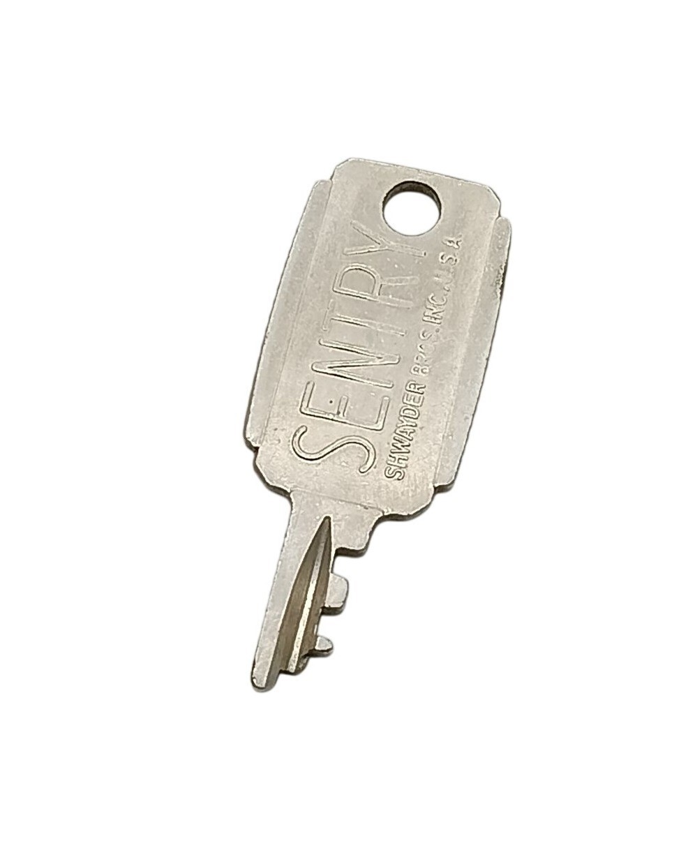Samsonite Sentry Luggage Replacement Key Vintage Collectible Silver Tone Metal