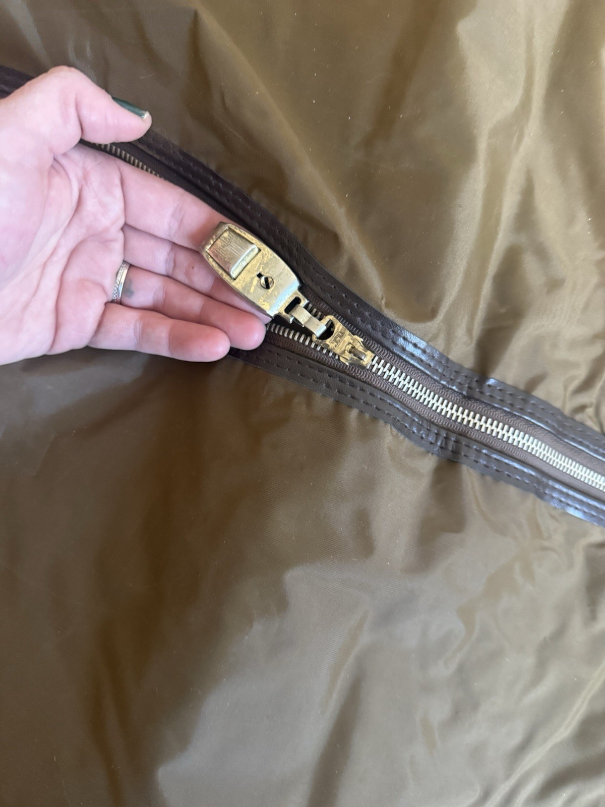 vintage Jaguar Royal Traveler Medalist folding suit bag