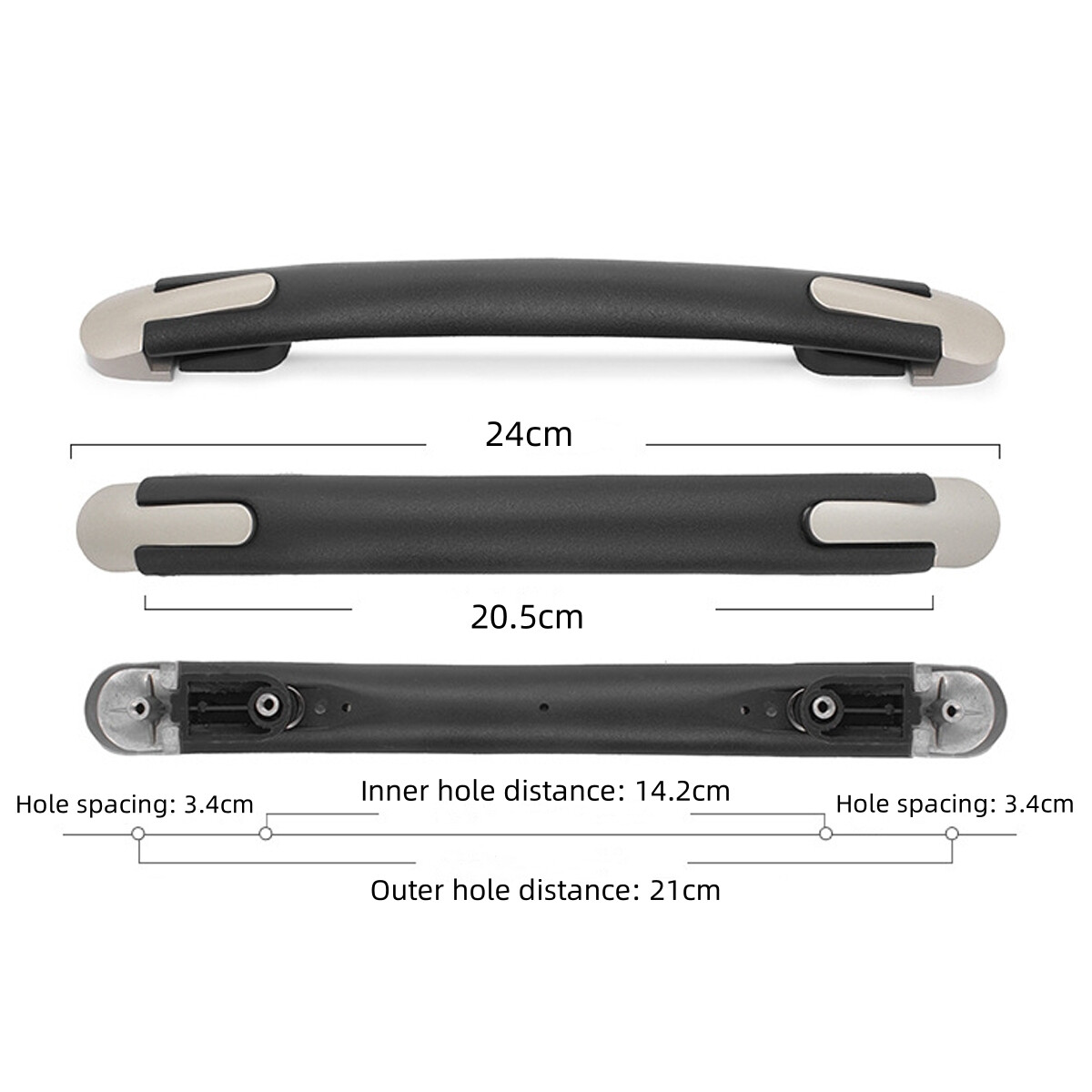 Travelling Suitcase Luggage Case Handle Strap Replacement Box Carrying Grip Tool