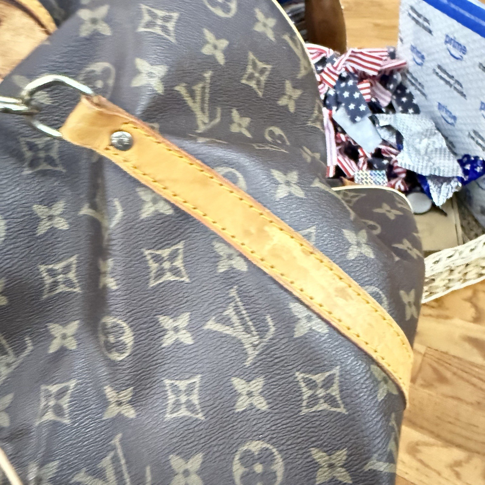 Louis Vuitton Monogram Duffle Boston Bag Keepall