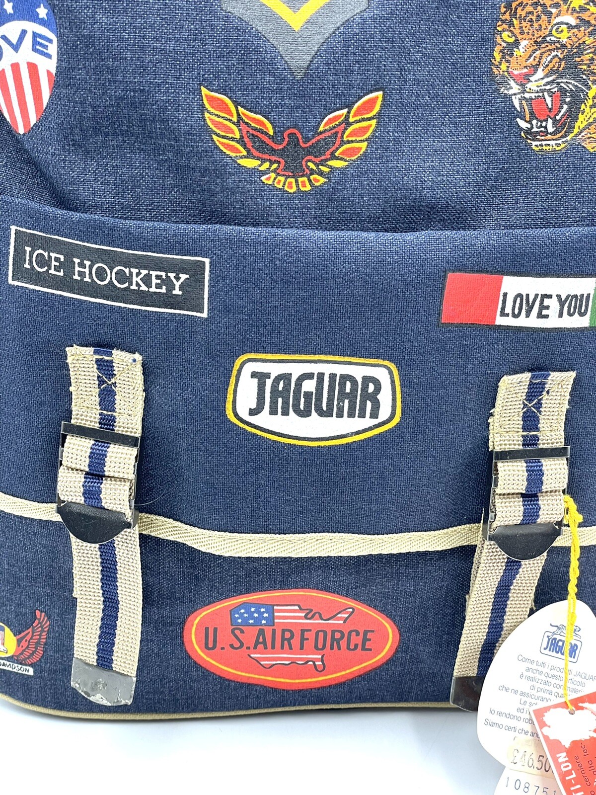 vintage BAG Original JAGUAR Air Force US ARMY#ML