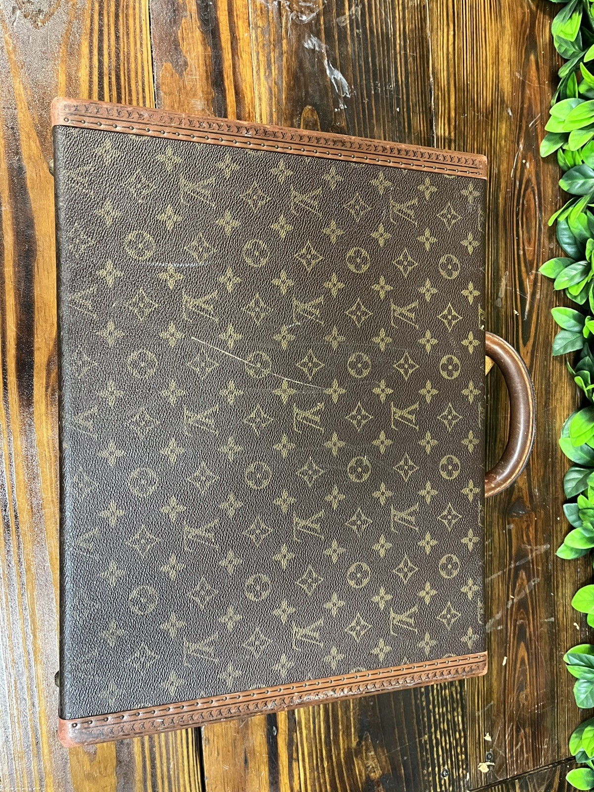 Louis Vuitton Monogram Vintage Cotteville Hard Sided Trunk