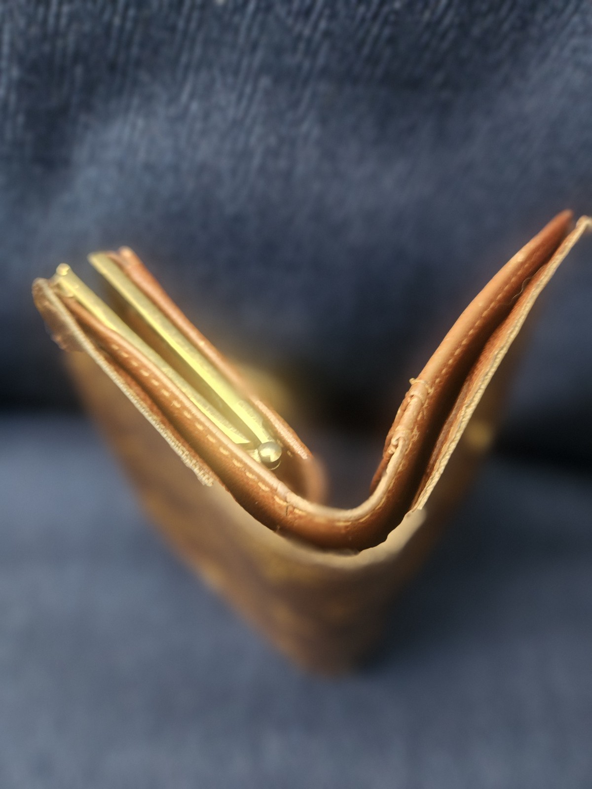 2 Louis Vuitton Monogram Logo Folding Zip-Around Credit Card Women’s Wallet