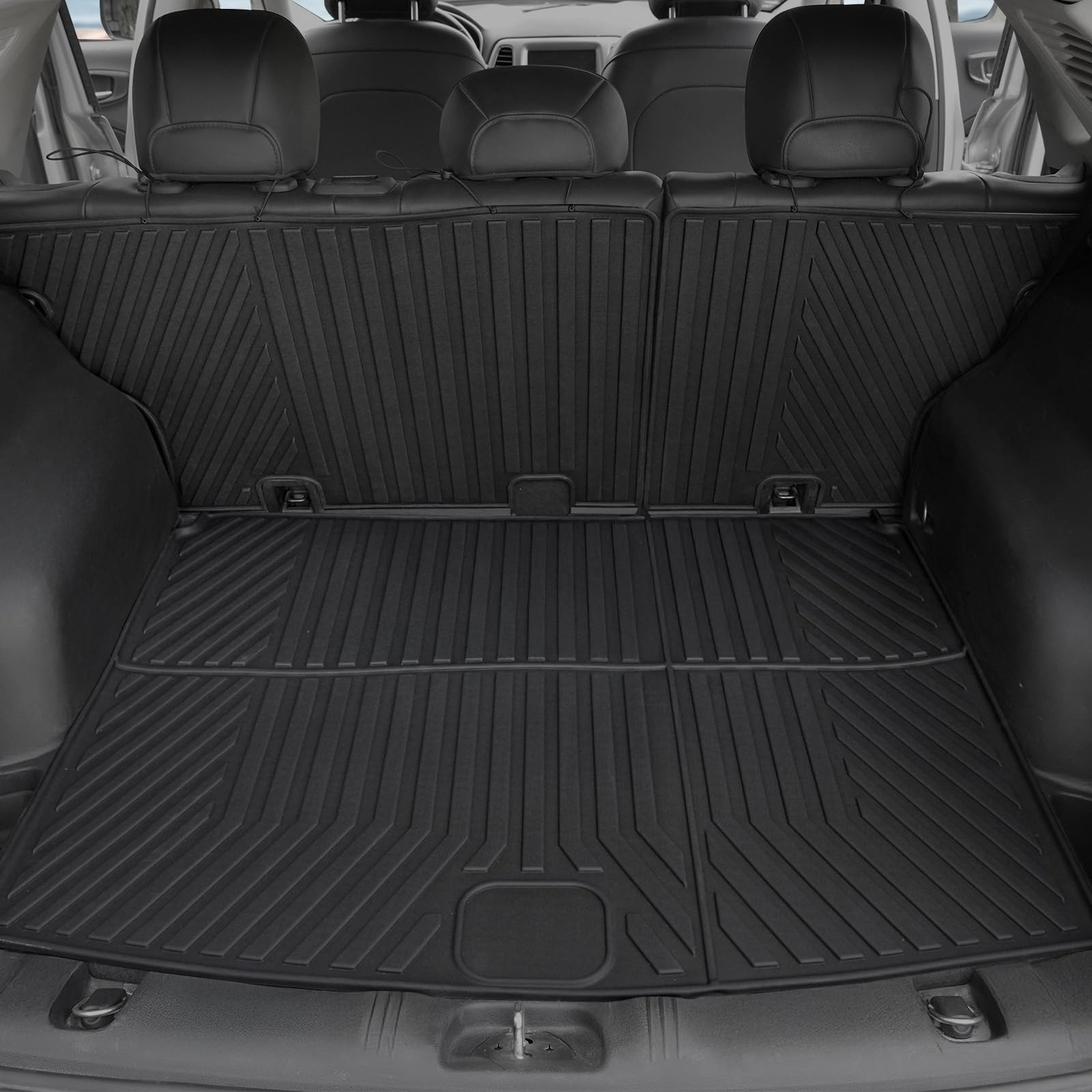 Floor Mats for Jeep Compass 2017-2025, All Weather Floor Mats Trunk Cargo Lin…