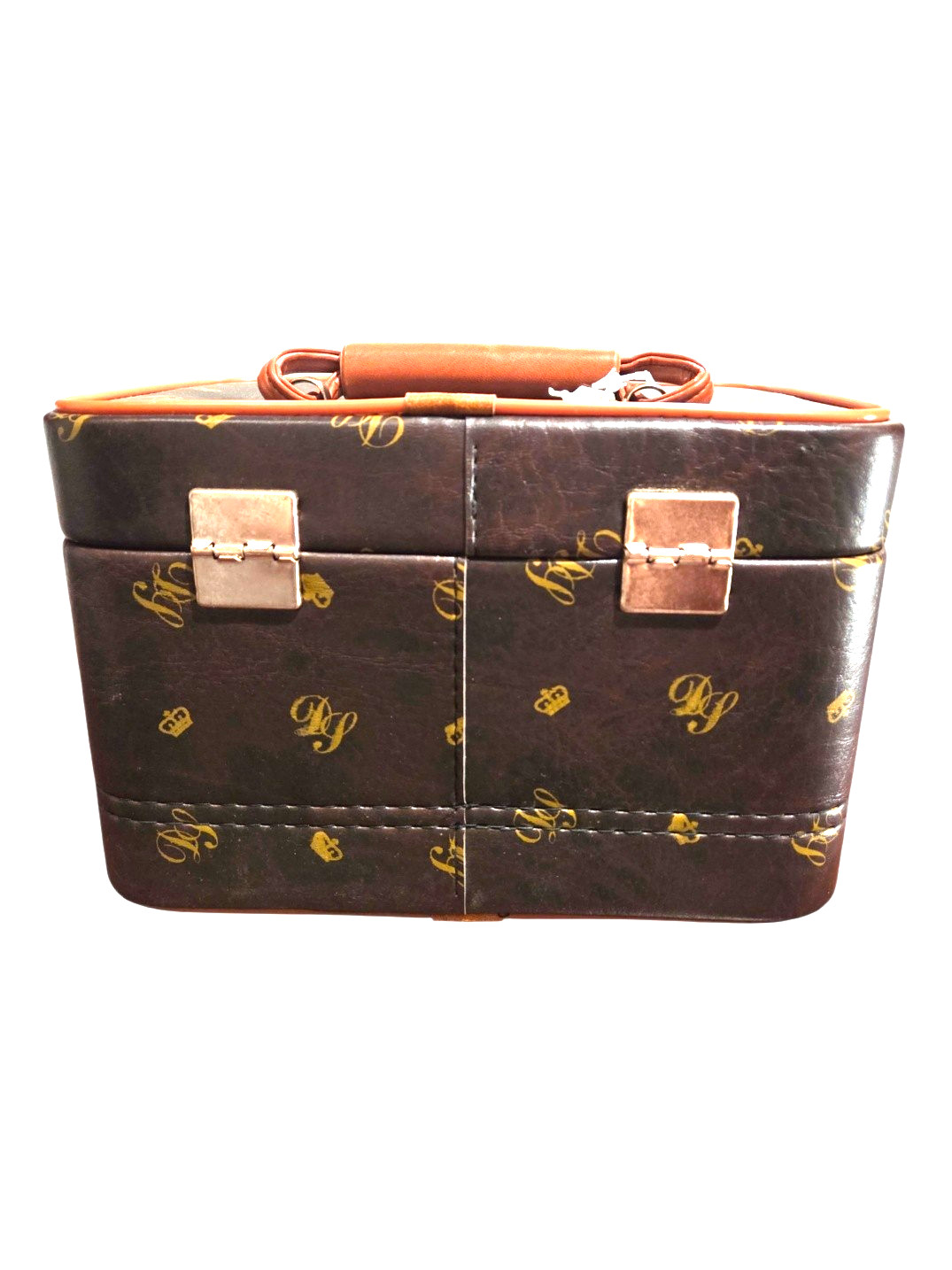 Vintage BERMAS Germany Leather Vanity Train Case