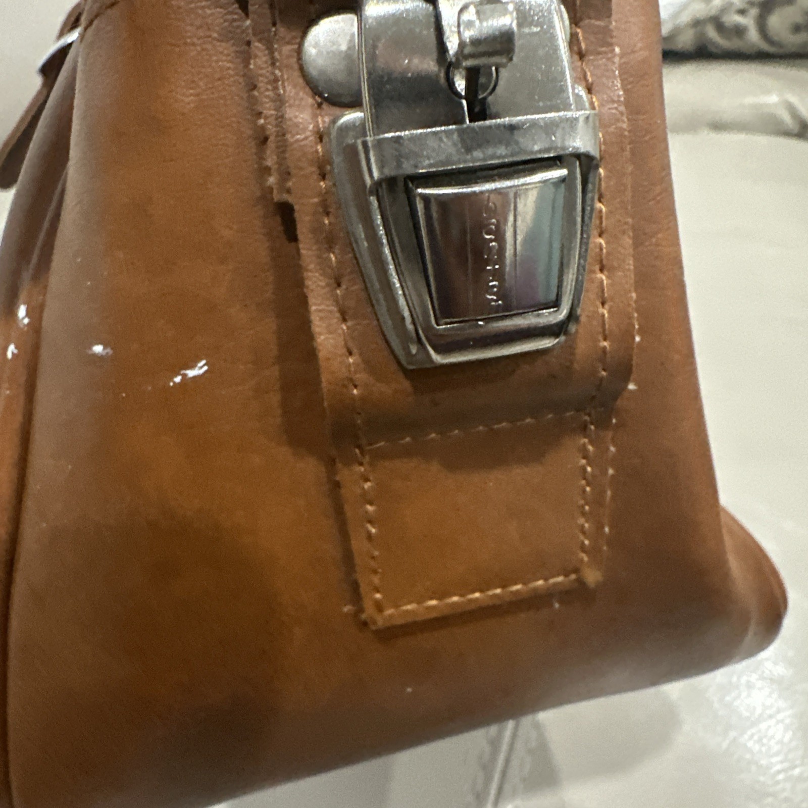Peter’s Bag Corp Vtg Bantam Travelware Brown Leather Doctor Bag, Satchel Overnig