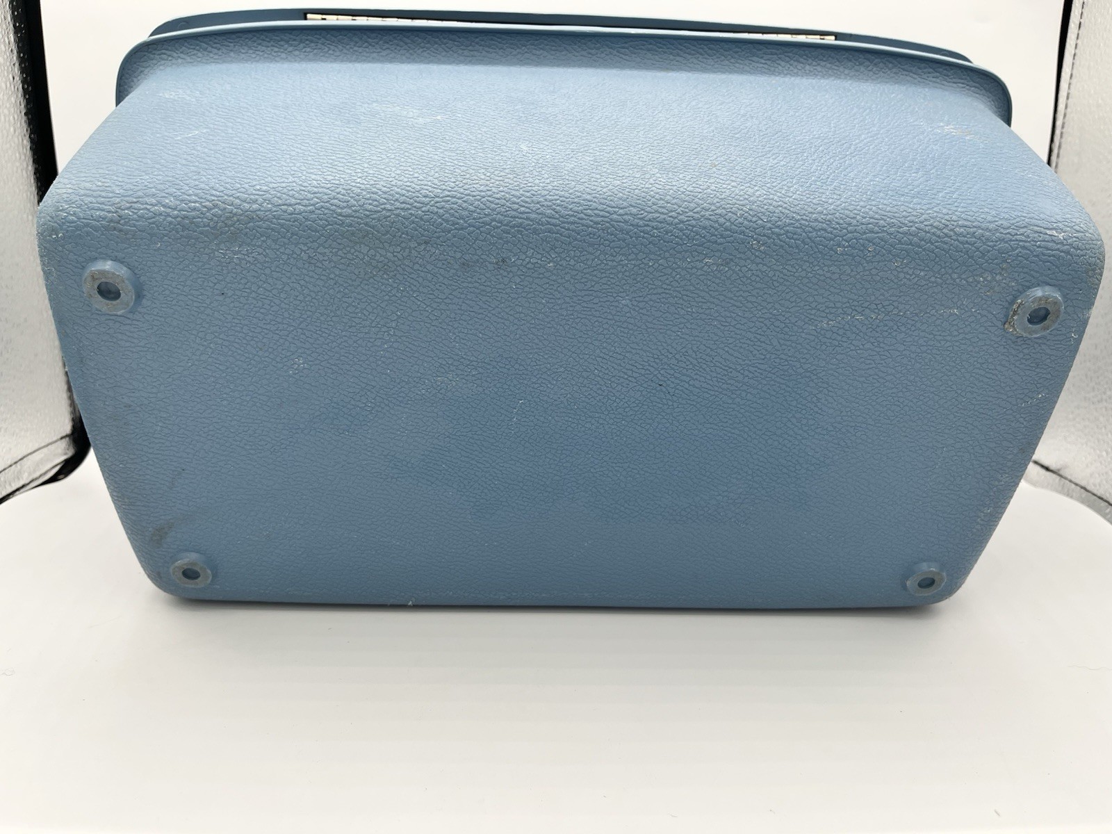 VTG Samsonite Royal Traveller Montbello II Vanity Train Case Baby Blue No Key
