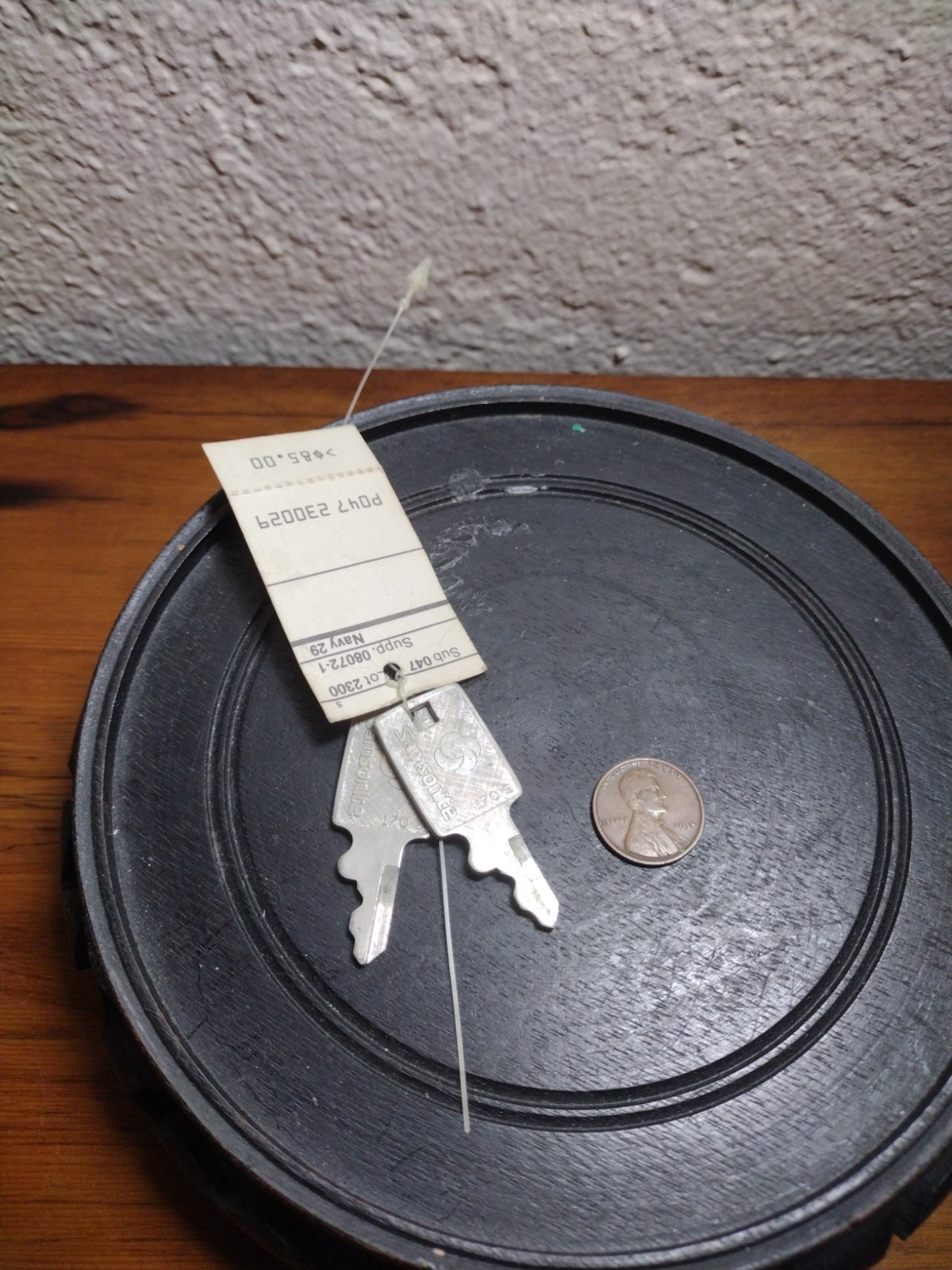 Samsonite New Old Stock Luggage Keys With Tag