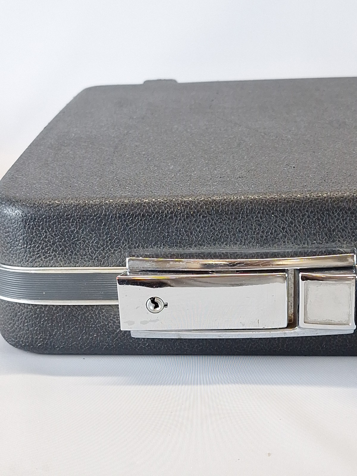 Starflite Slimline Black Hardcase Briefcase Government Military Issued No Key