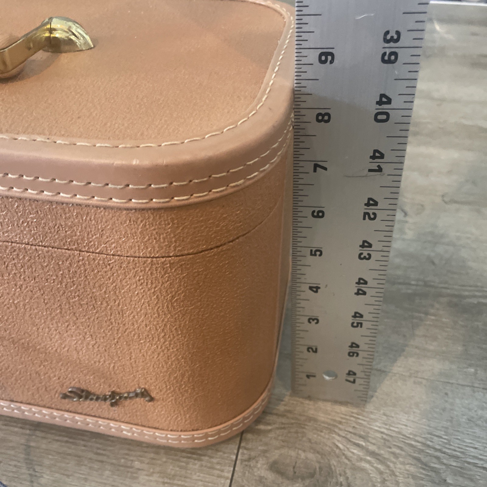 Lady Baltimore Luggage Company Starline Hardshell Carry On Suitcase Tan w/Key