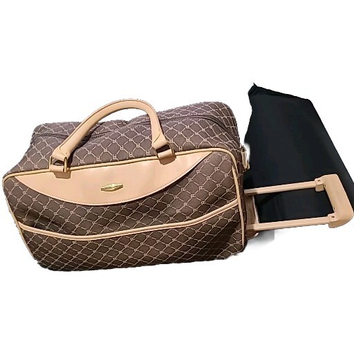 Pierre Cardin Vintage Rolling Duffle Travel Bag 19″x11’x10″ Pre-owned