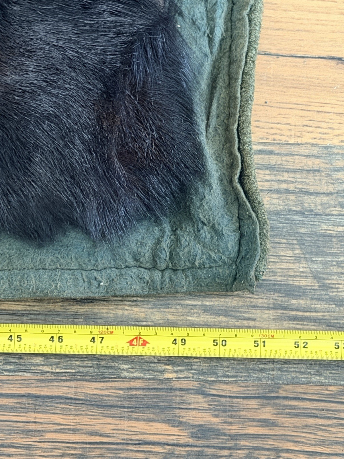 Antique Early 1900’s PERFECTION Fur Robe Co. Buggy Sleigh Lap Blanket Unique
