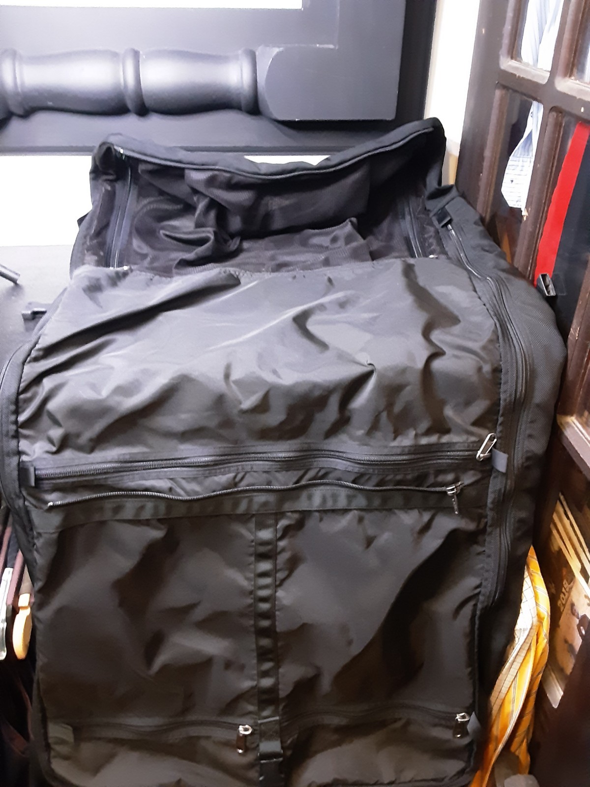 Patagonia Burrito Suiter 48117 Black Garment Travel Bag USA Made Vintage 1999