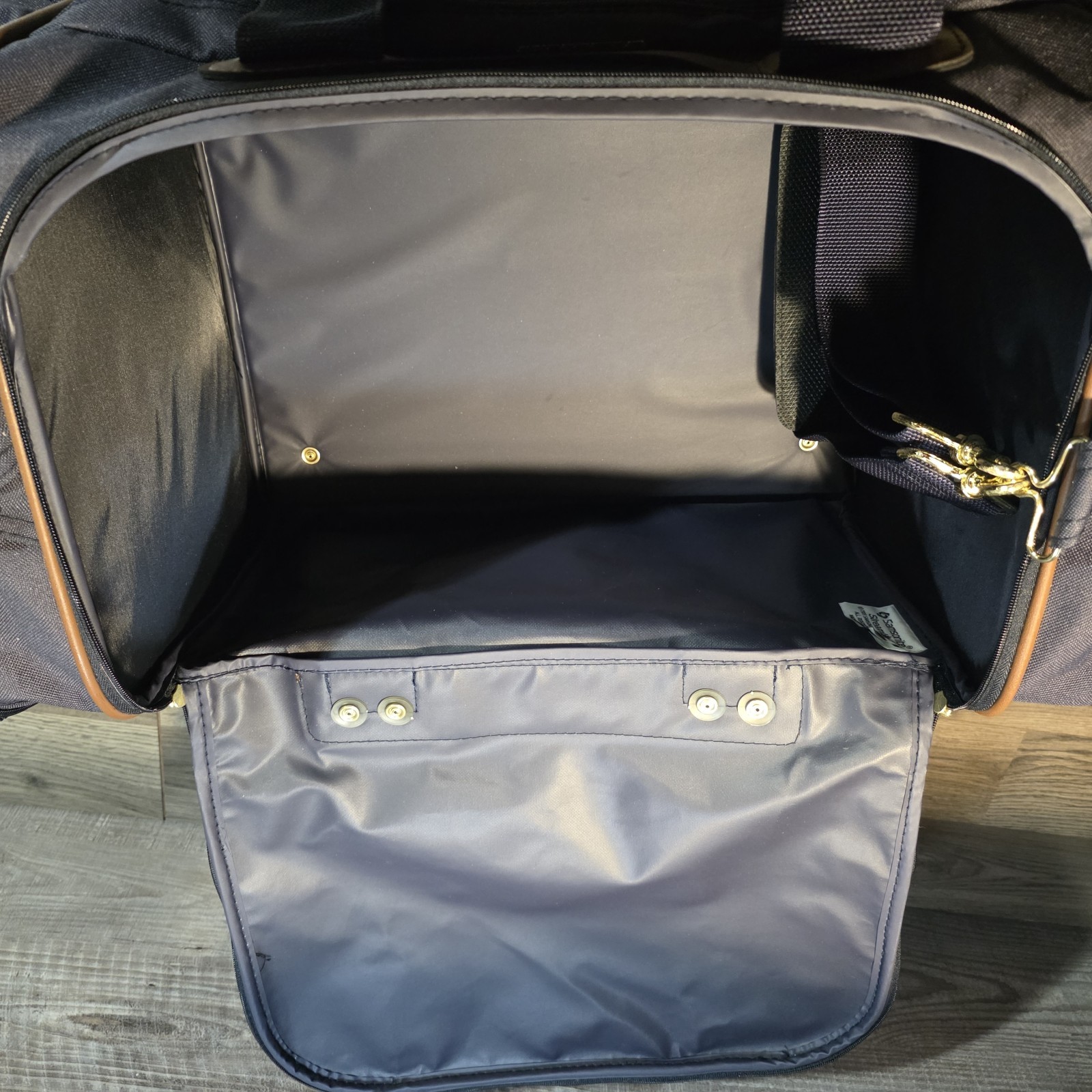 Vintage 1989 Samsonite Streamlite Small Duffle Bag Navy