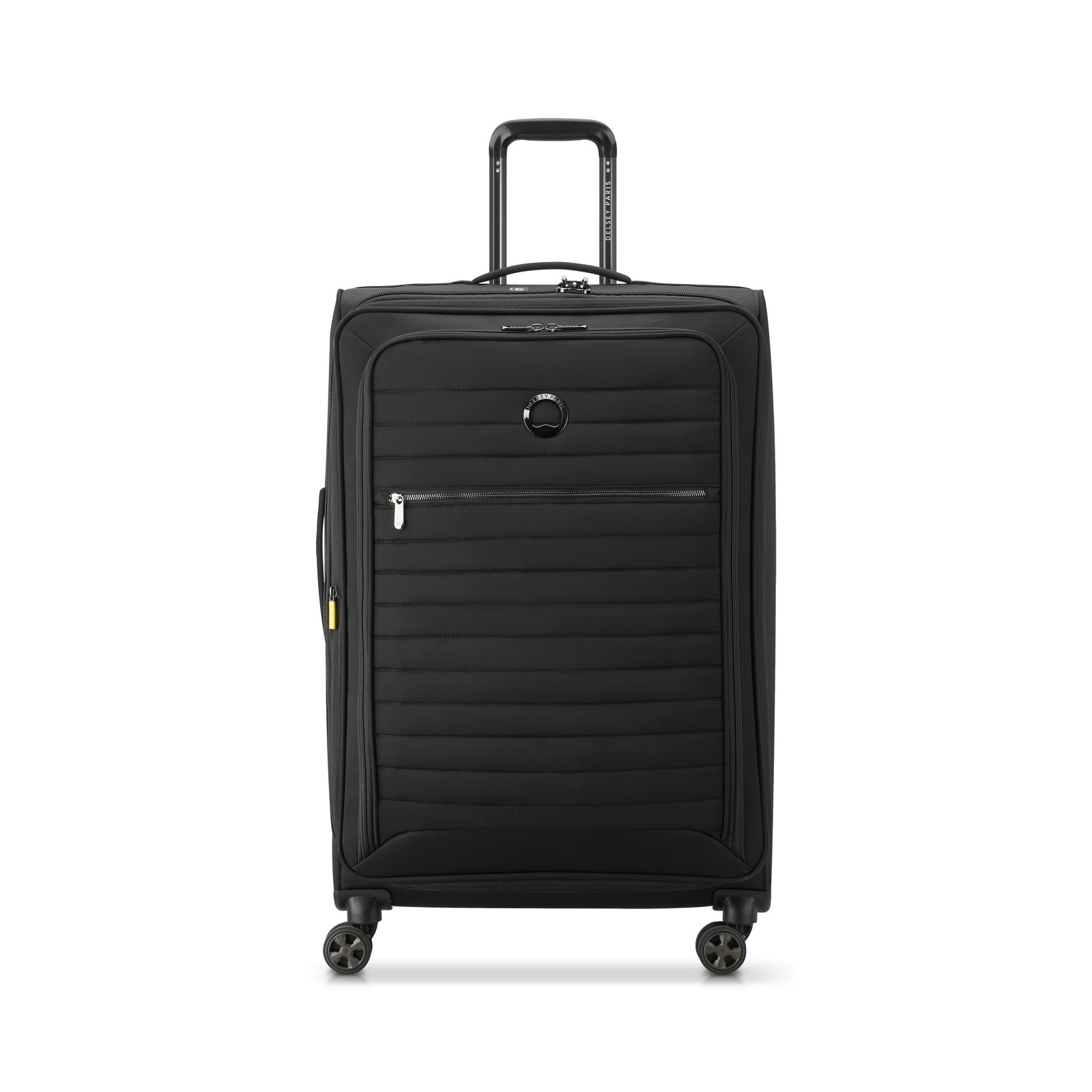 DELSEY Paris Cruise 3.0 Softside Expandable Luggage with Spinner Wheels, Blac…