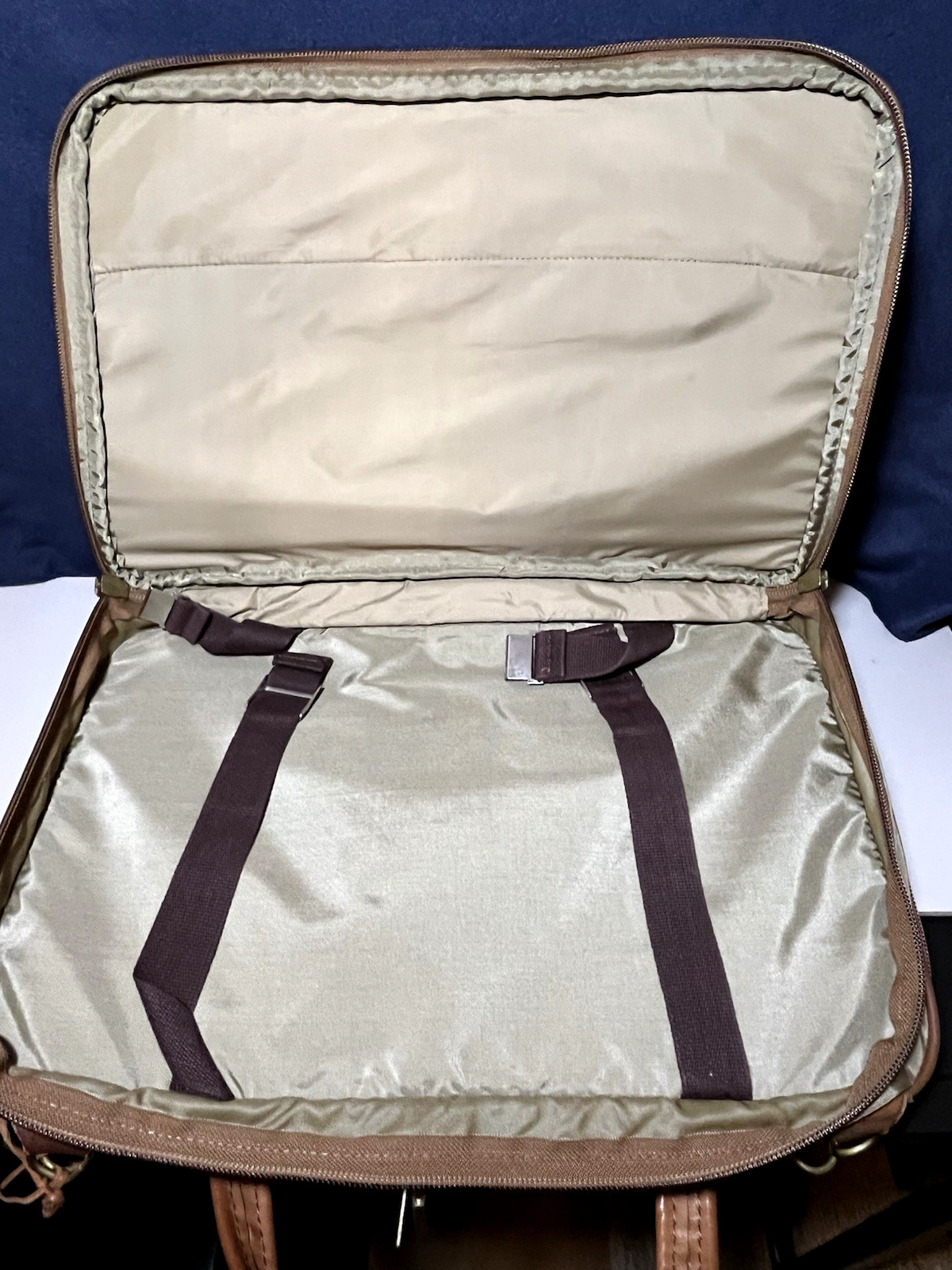 Vintage Hartmann Olive Green Nylon Travel Luggage Duffel Bag 20″