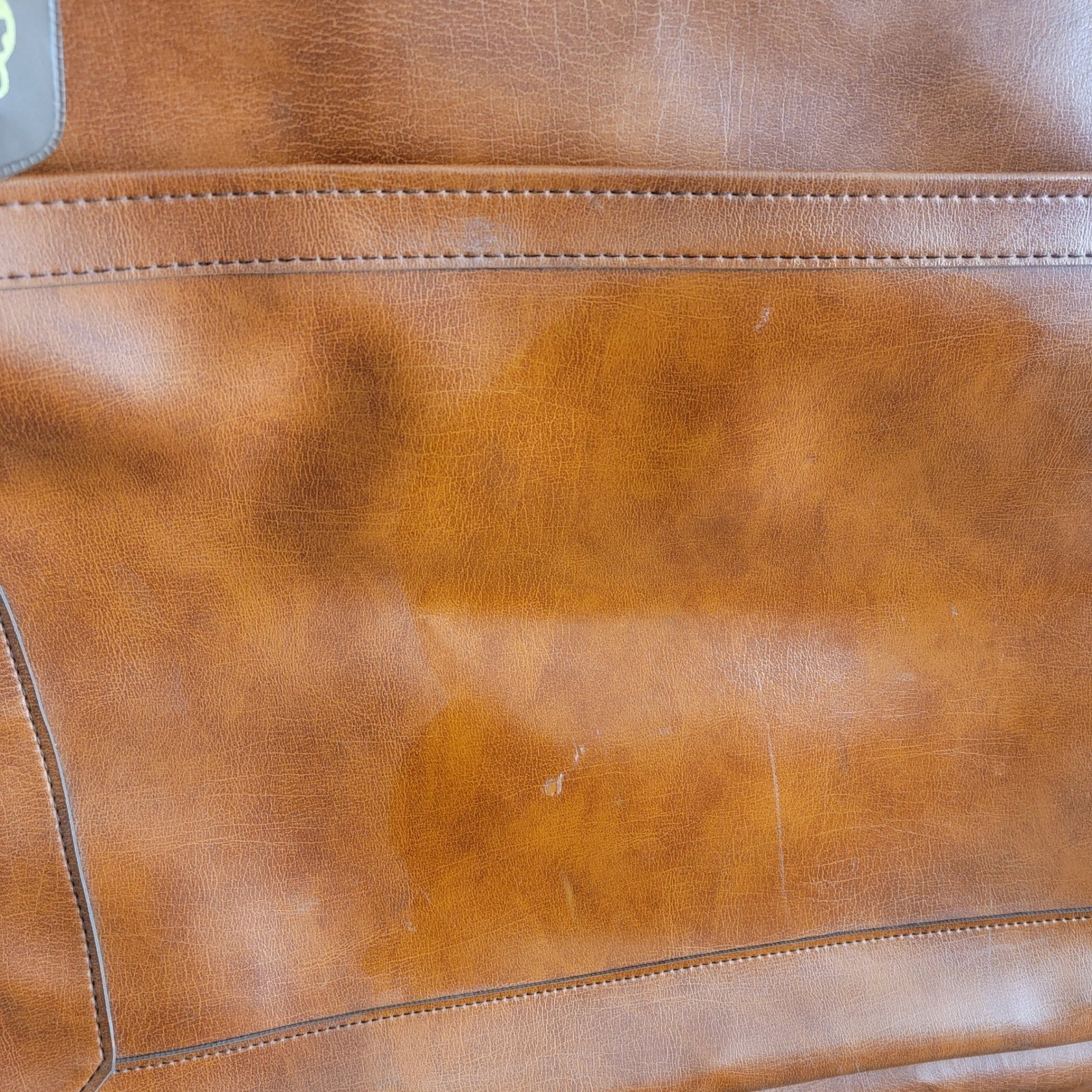 Vintage Airway Luggage Garment Bag Leather Trim Suit Carrier Travel Luggage