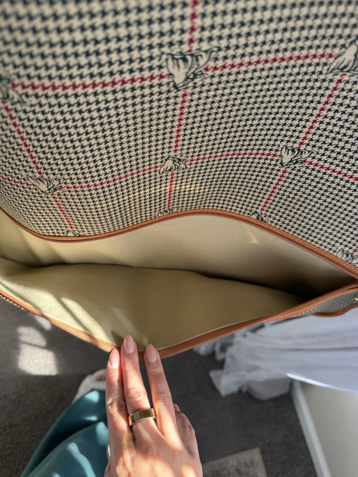 Vintage Mark Cross Garment Bag