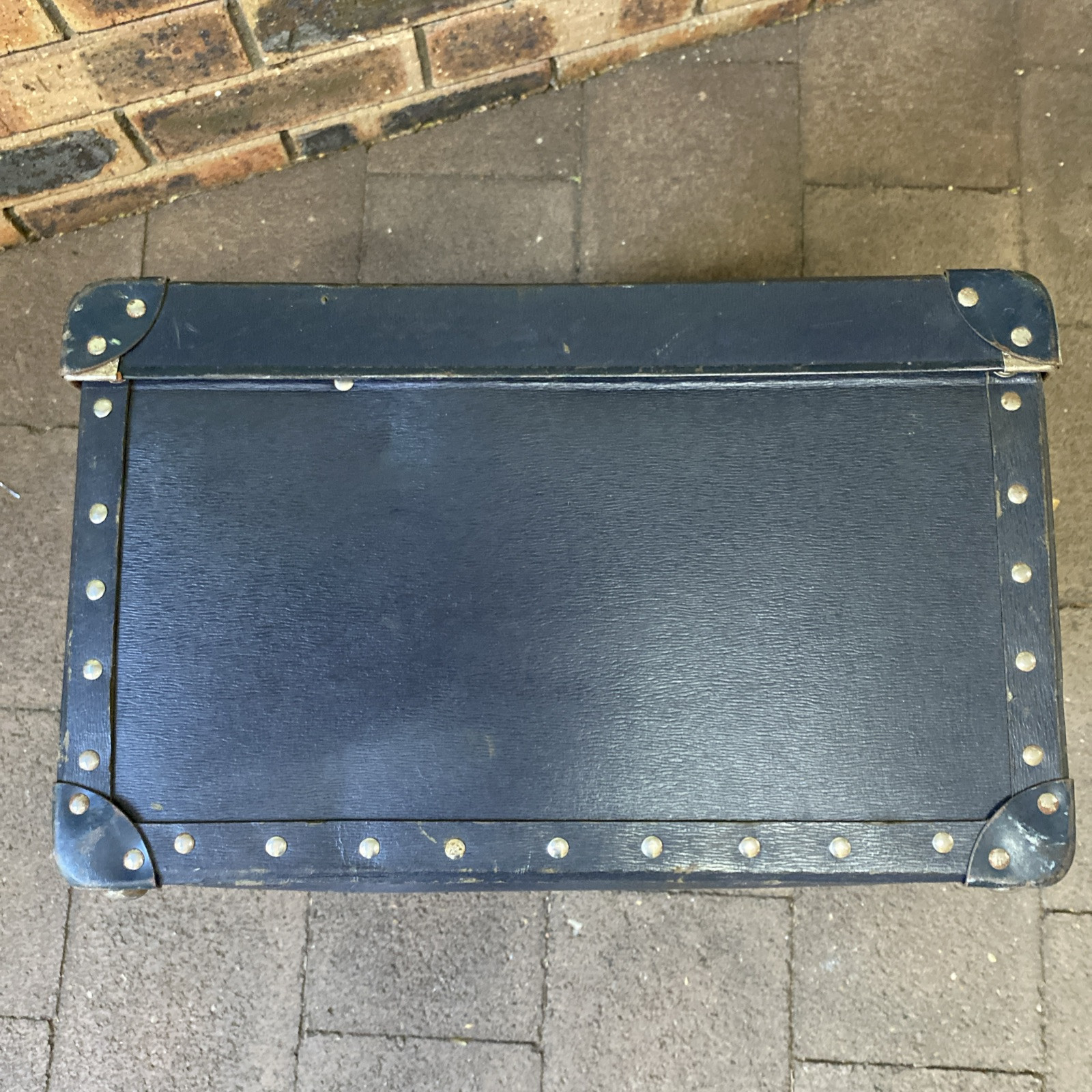 Vintage Black 1930’s JAXON Skychief Suitcase Hardshell 46x26x40cm