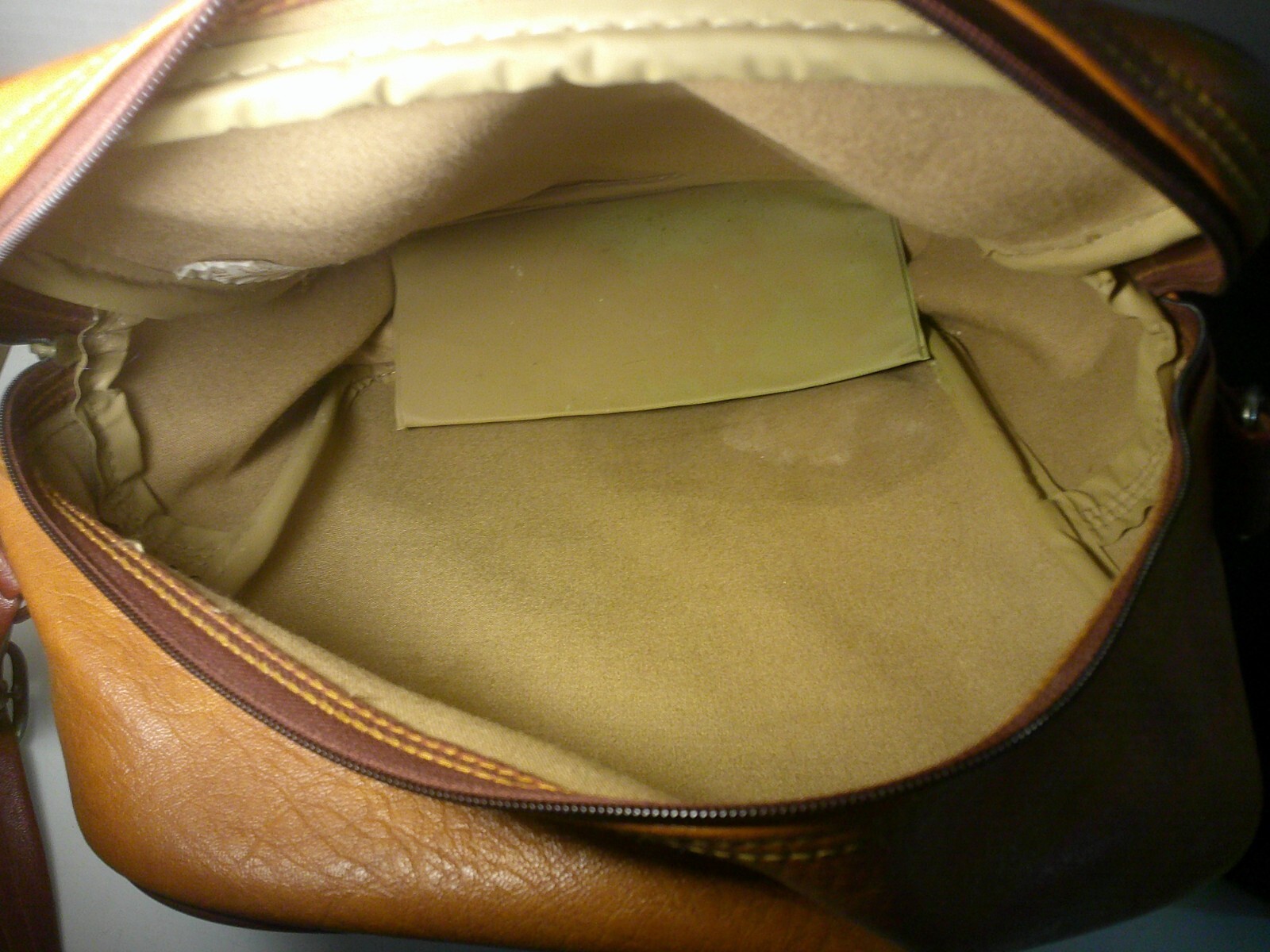 Vintage Samsonite Bag ~Luggage ~Adjustable Shoulder Strap ~13″ x 11″ x 4″ ~Brown