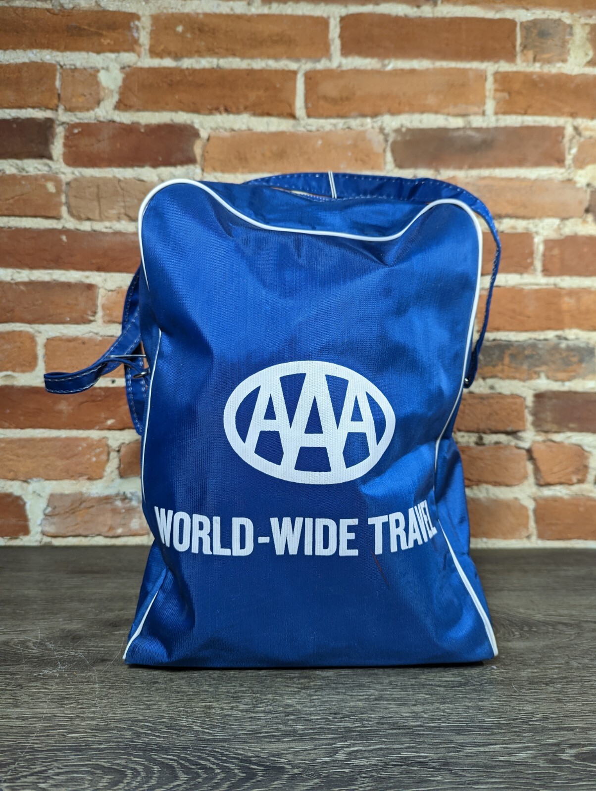 Vintage Maryland World Wide Travel AAA Airport Travel Tote Bag Made in USA