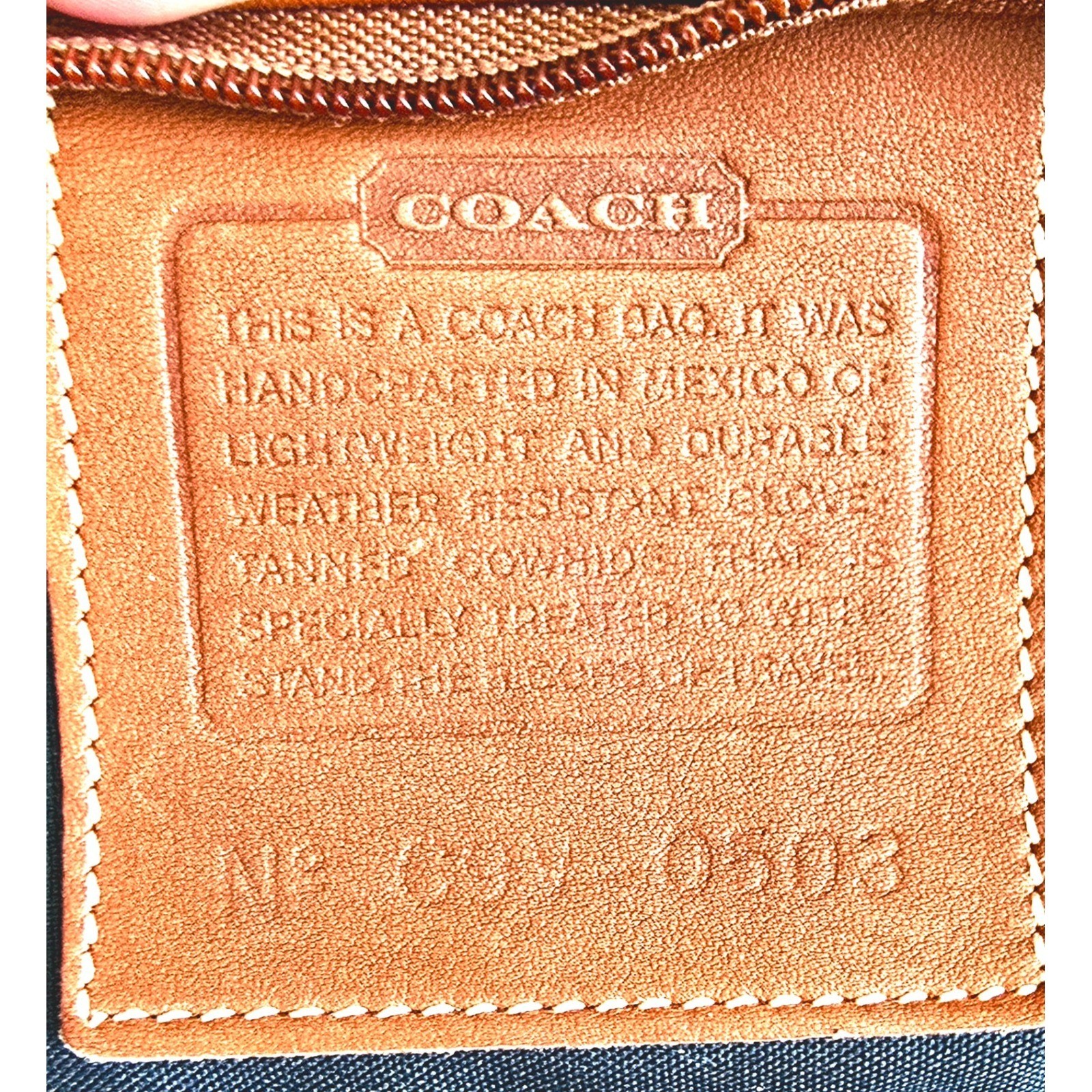 Vintage Coach Cabin Bag Large no. 503 in British Tan Made in Mexico VGUC