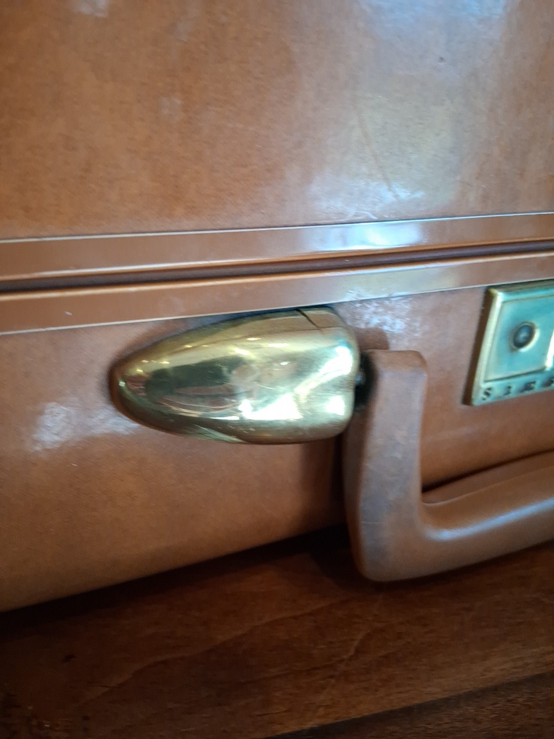 Samsonite Streamlite Style 4632 Suitcase Luggage Vintage 1940s 1950s **No Key