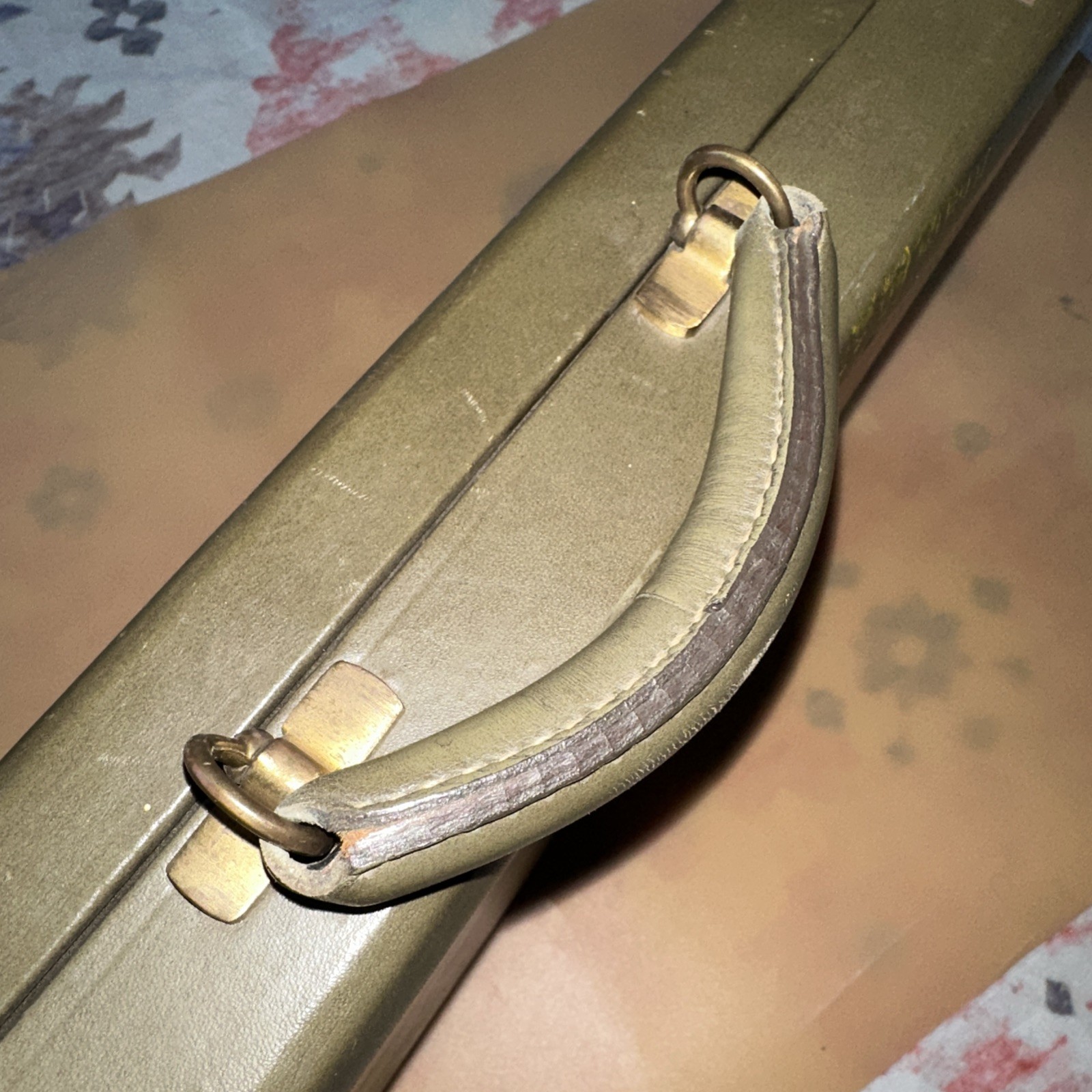 (#N64). Vintage DOPP suitcase from about 1950.
