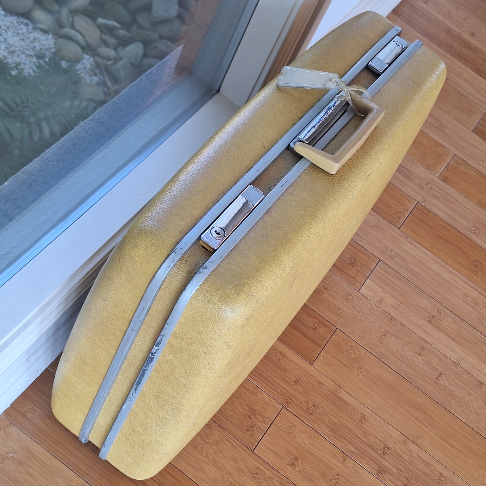 Samsonite Royal Traveller Medalist Luggage Hard Shell Suitcase Mustard Yellow