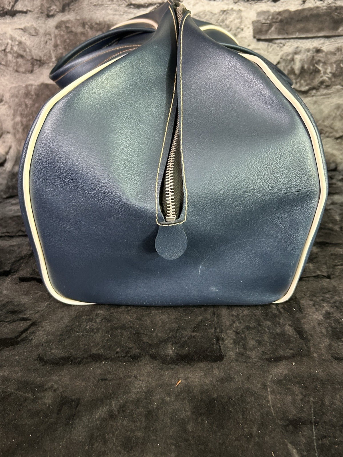 1960’s F1 Blue With White Stripe Travel Bag