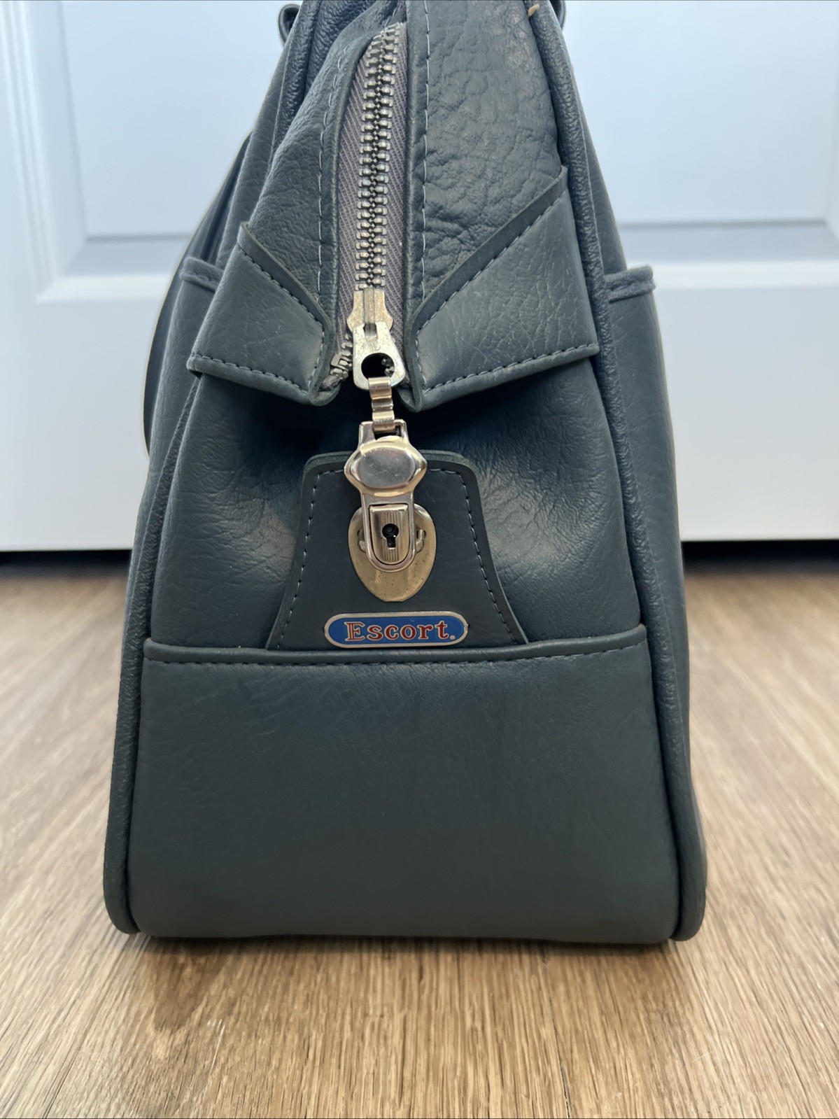 Vintage Blue American Tourister Escort Travel Carry-on Bag Retro Overnight Bag
