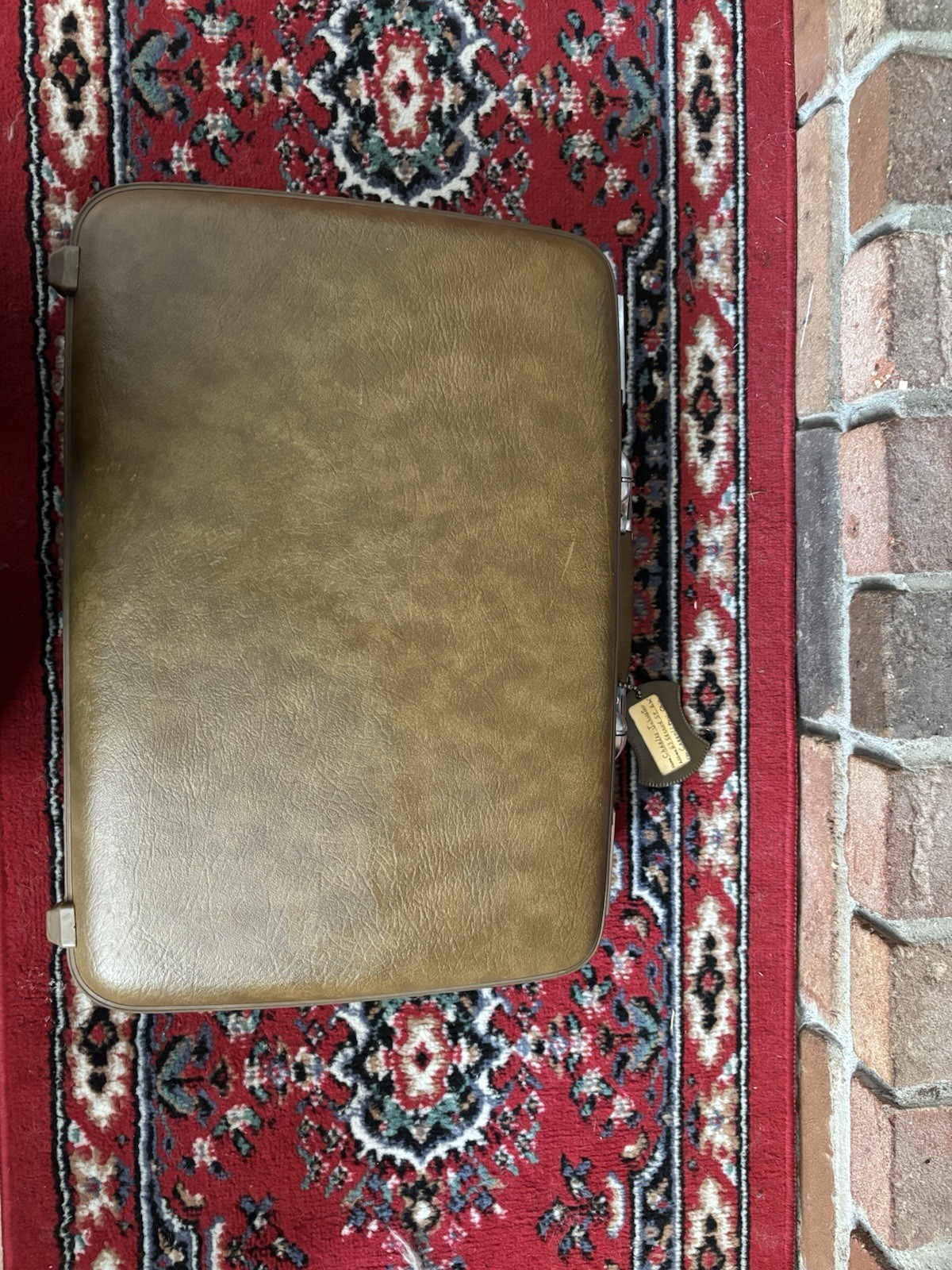 Vintage Escort American Tourister Briefcase Hard Shell Brown Luggage 18”x12.5”x3