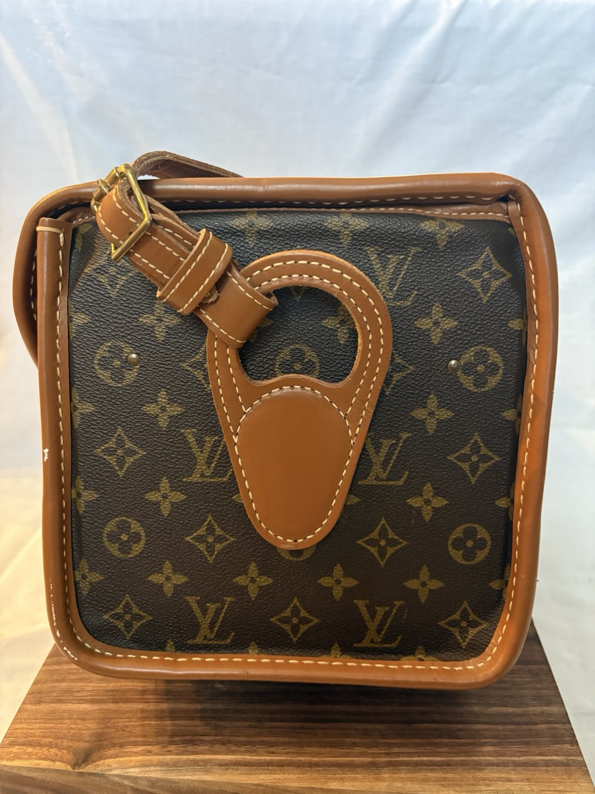 Rare Vintage LOUIS VUITTON Train Case Keepall Carry On Luxury Designer Luggage