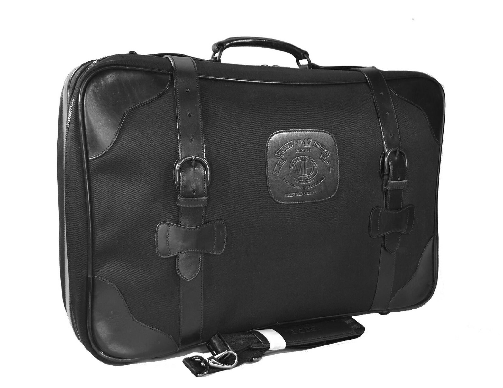 Rare Vintage Ghurka Marley Hodgson Cargo l No. 47 Suitcase Black