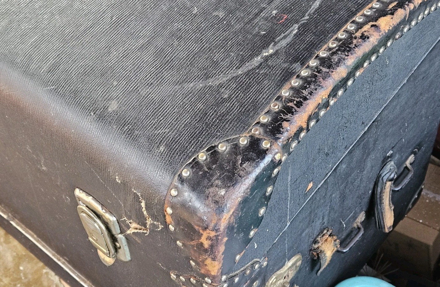 Vintage Antique 1927-1929 Pickard Travel Luggage Automobile Trunk Pick Up Only