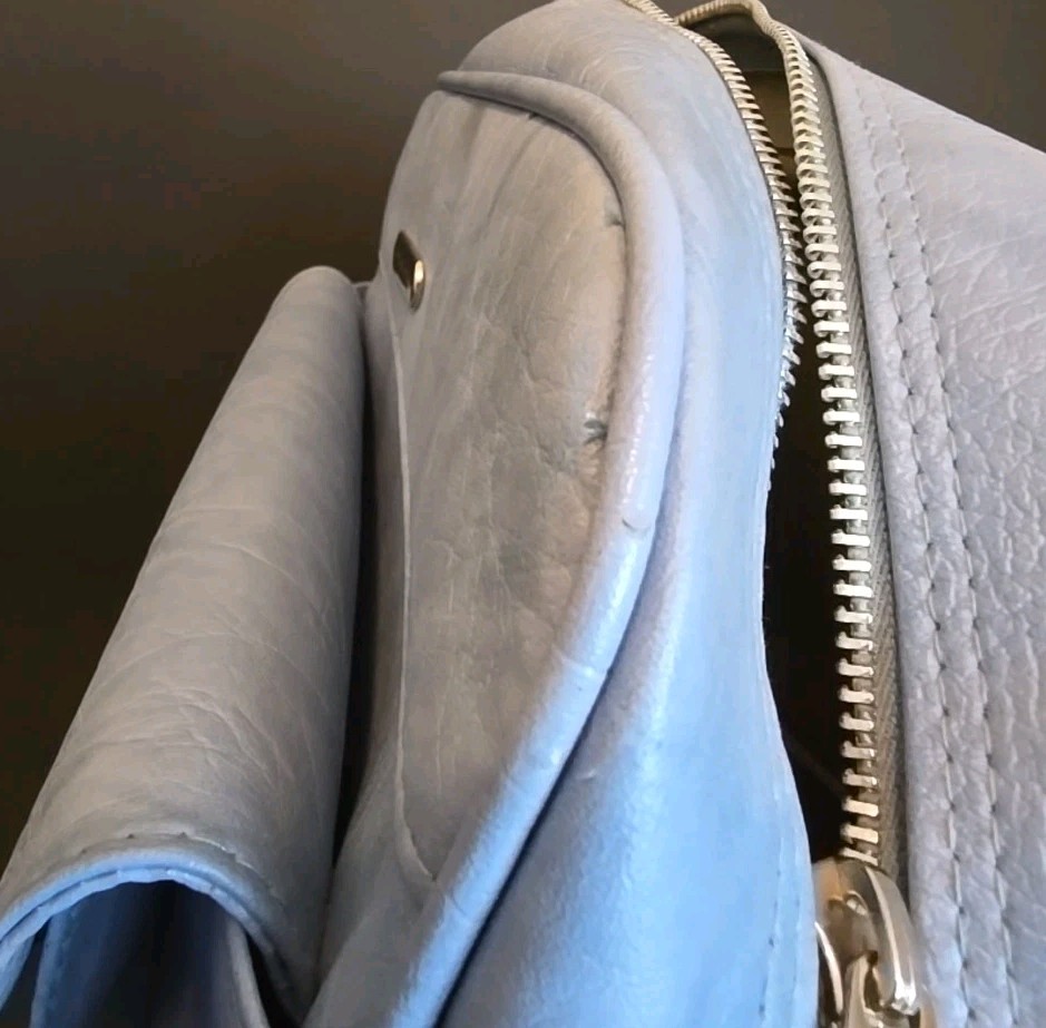 Vintage Samsonite Cordoba Carry On / Laptop Case Shoulder Travel Bag Light Blue