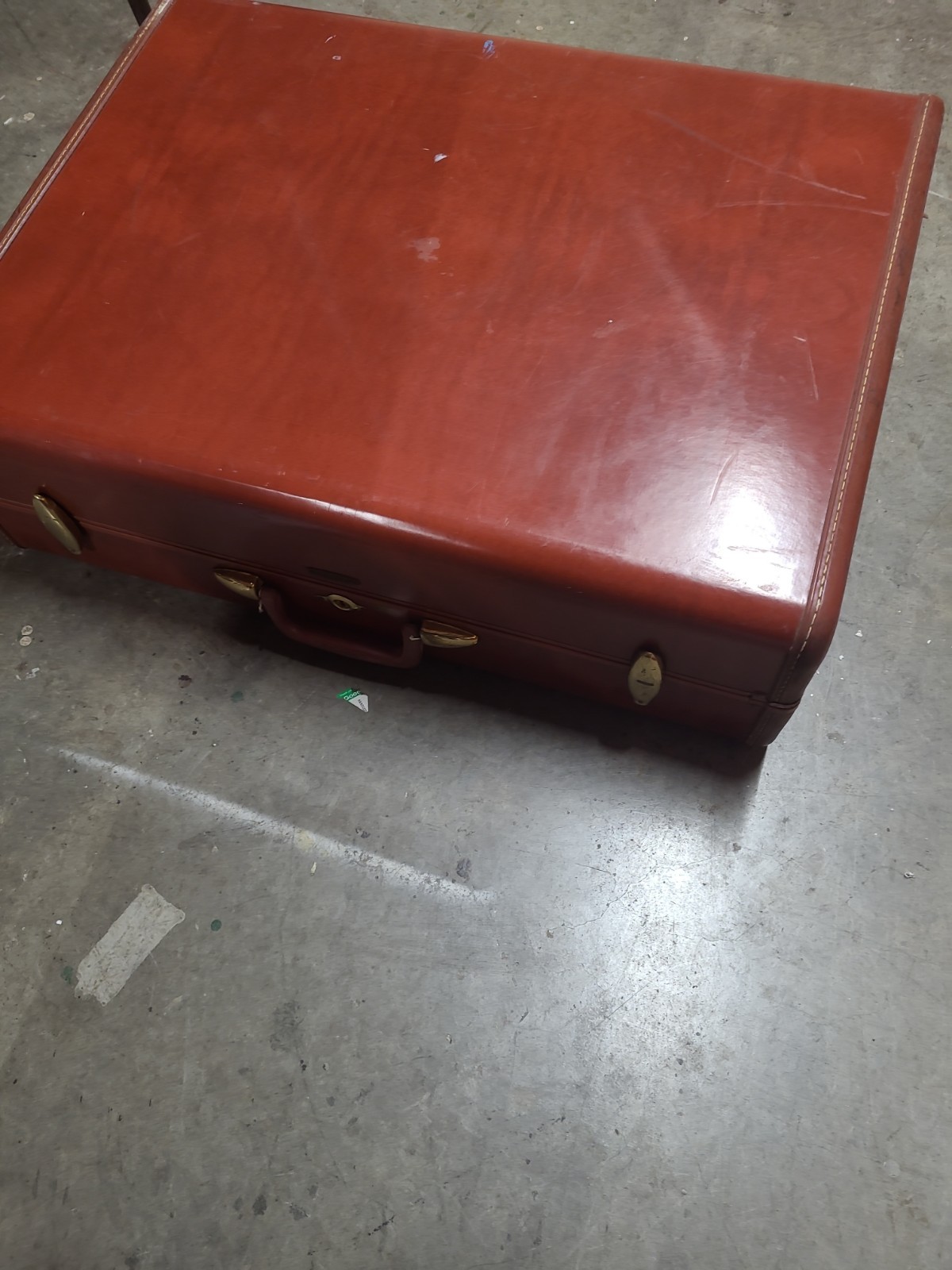 Rare Vintage 50s Samsonite Shwayder Bros Brown Hard Shell Suitcases 4 Piece Set