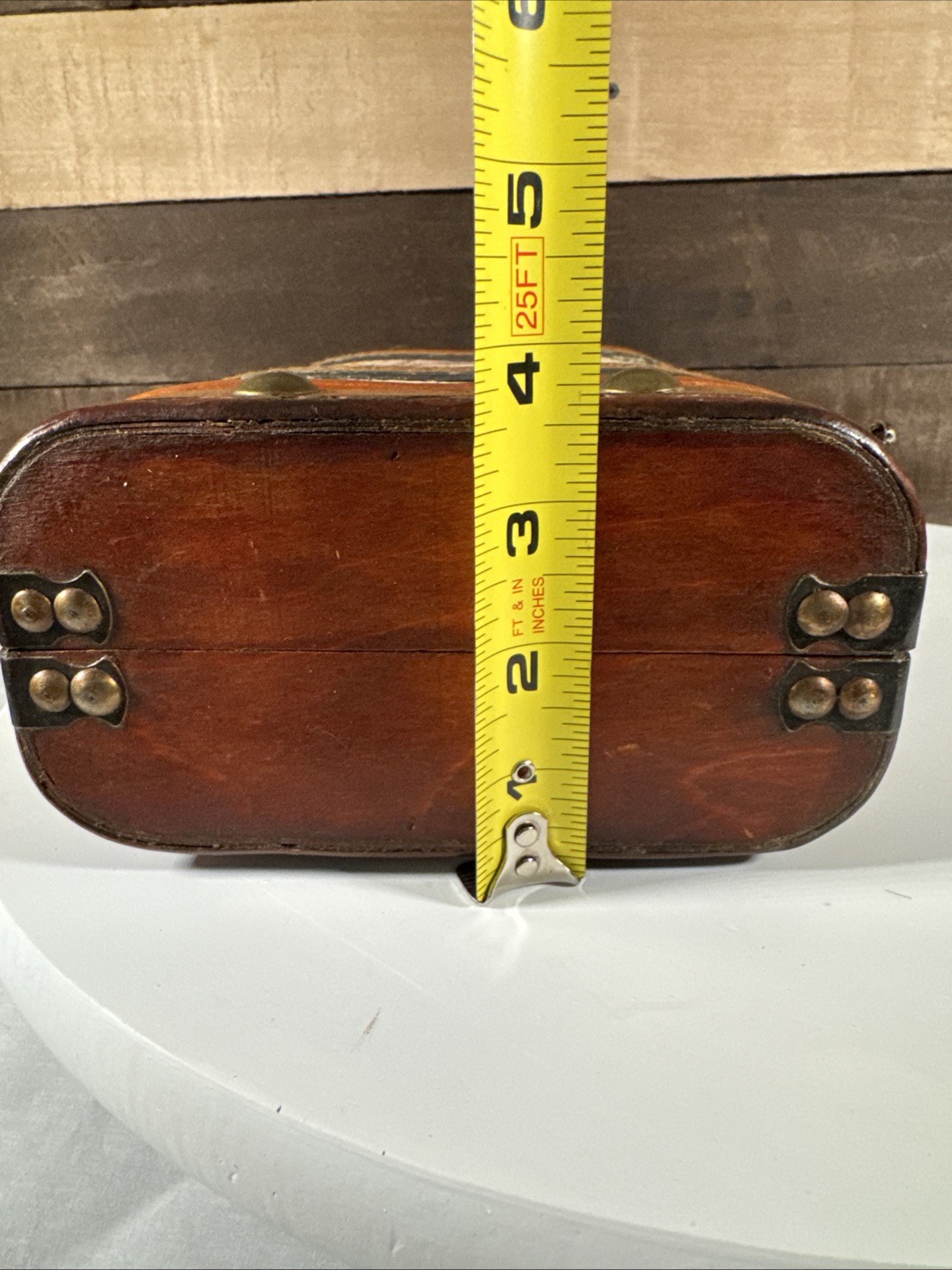 Via Vee World Classic Wooden Storage Decorative