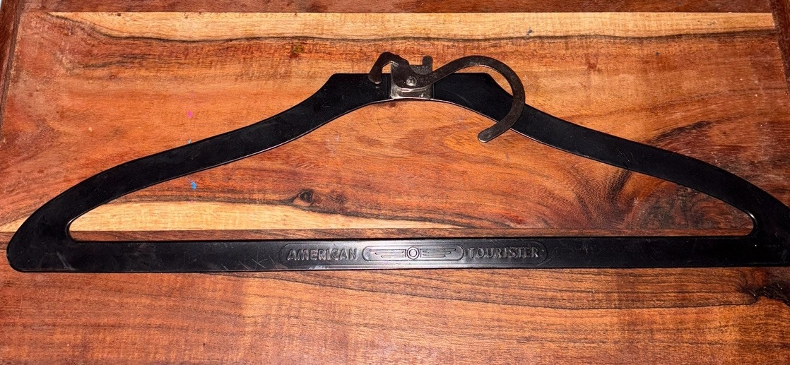 Vintage Original American Tourister Luggage Suitcase Hangers, Travel Hanger