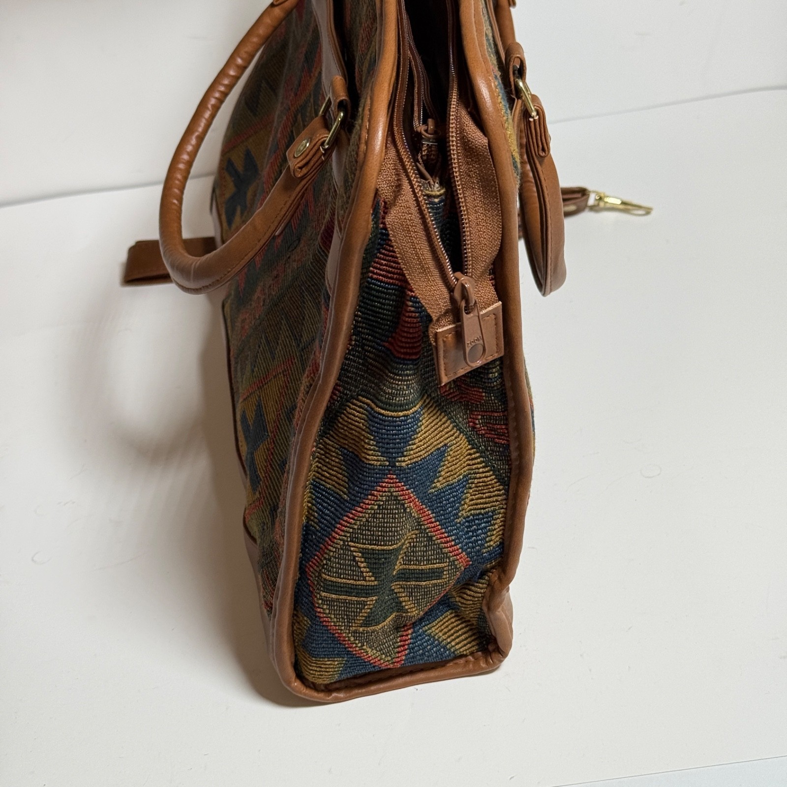 Capezio SOUTHWEST Tapestry Vintage 1990’s Travel Bag Carry On Luggage New