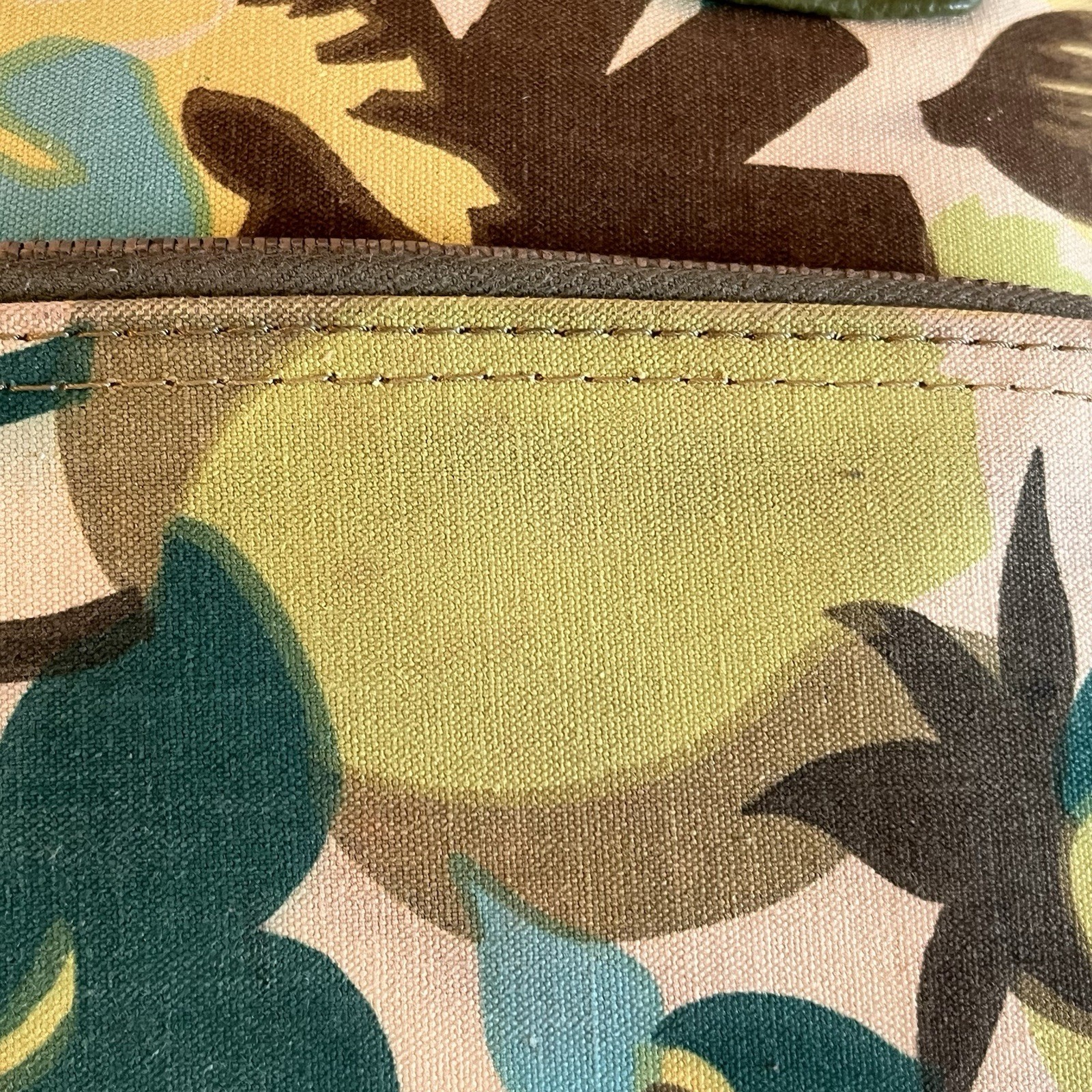 Vtg Samsonite Saturn Carry-On Travel Luggage Mod Flower Green Hippie Boho Retro