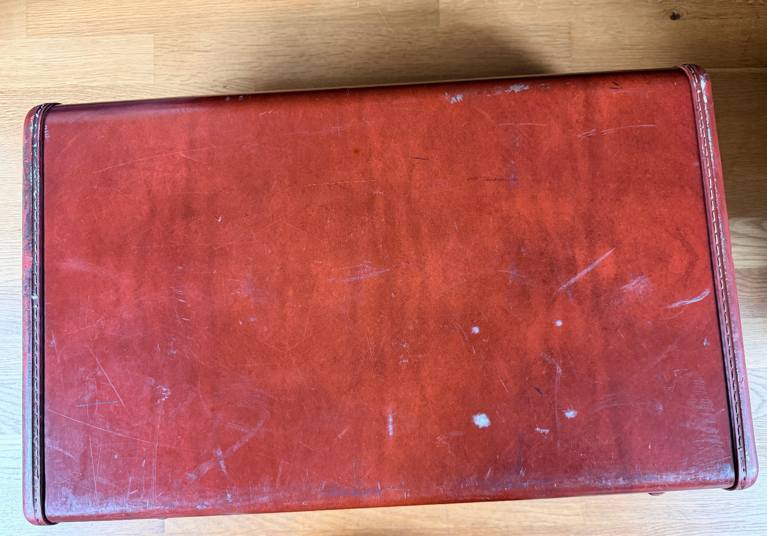 Vintage Samsonite Luggage Suitcase No. 4921 Hardshell Shwayder Bros 21″ No Key
