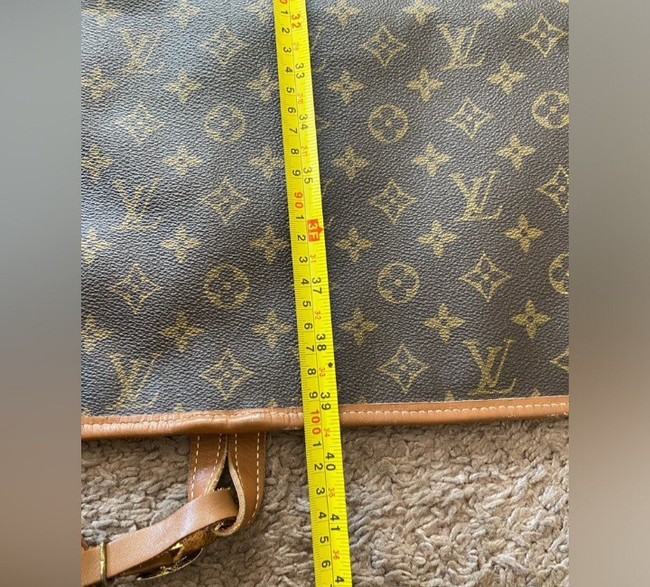AUTHENTIC RARE VINTAGE LOUIS VUITTON MONOGRAM GARMENT BAG PAPER TAG “READ”