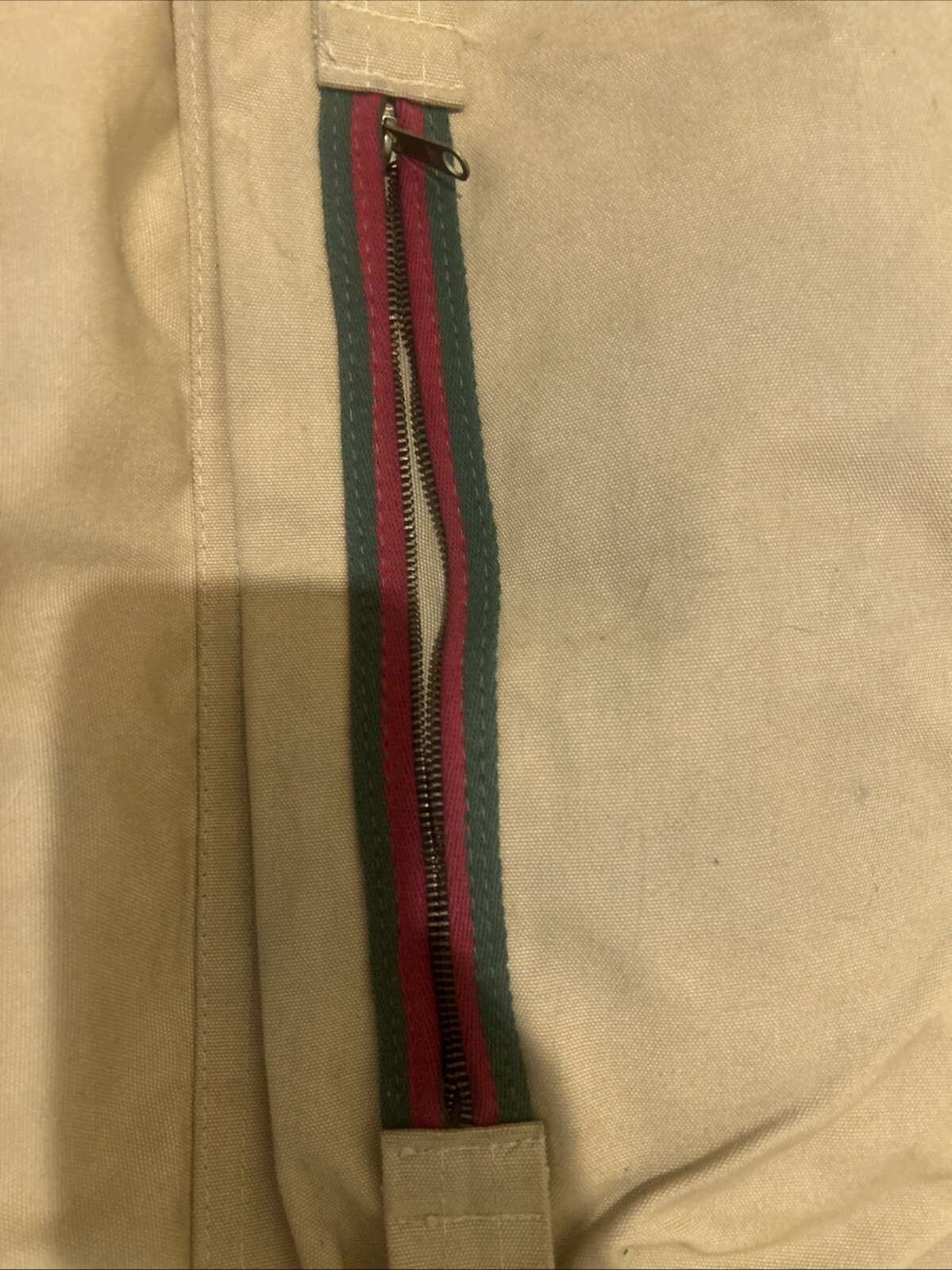Vintage Abdalla Atlanta Thick Canvas Duffel Luggage Rucksack 40”X 24”