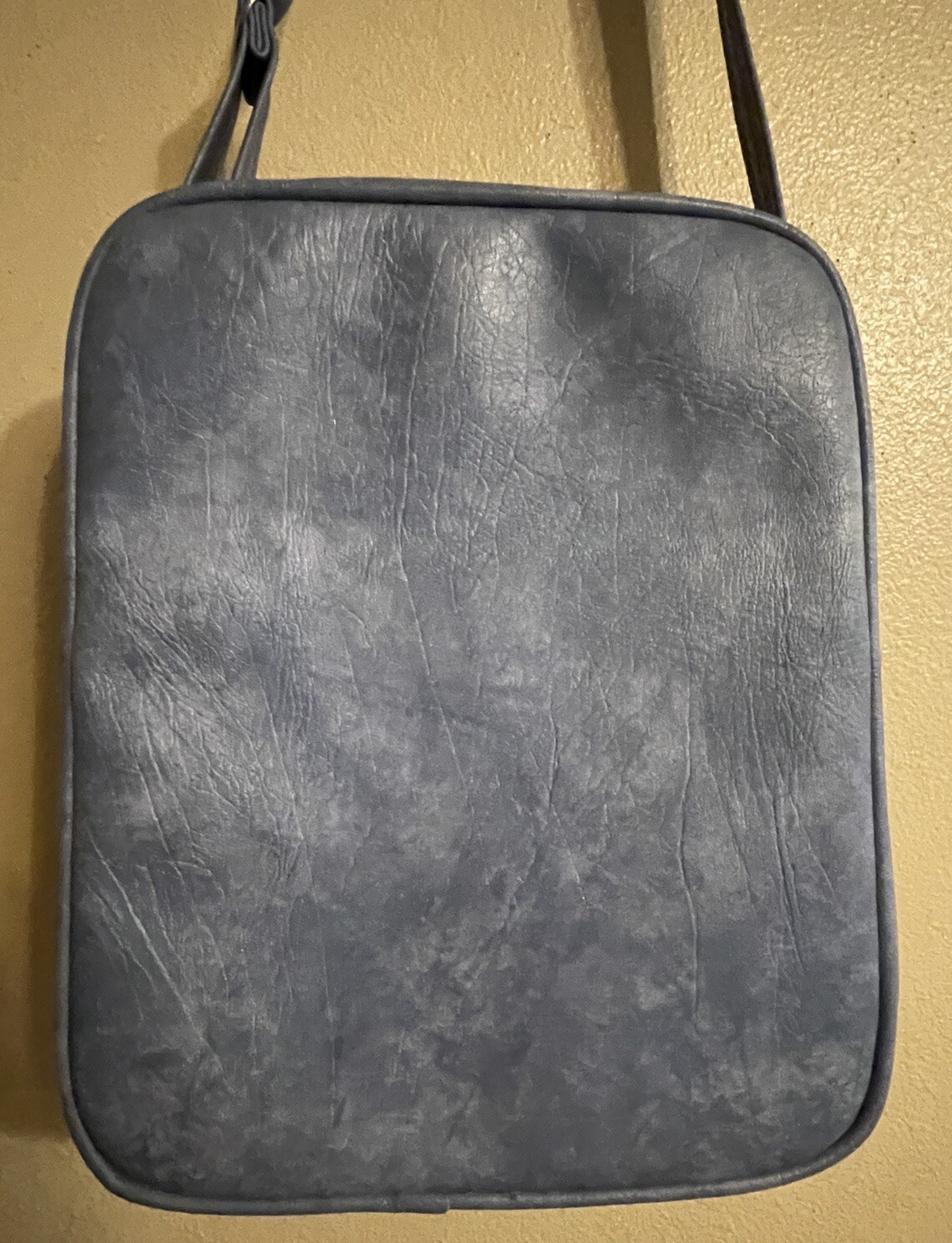 Vintage Samsonite Blue Shoulder Tote Travel Carry On Overnight Bag Luggage