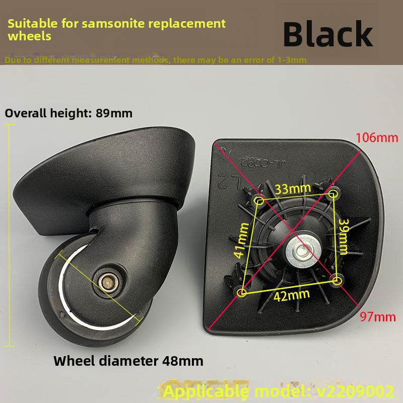 Replacement Wheels For Samsonite Luggage Trolley With Universal Wheels