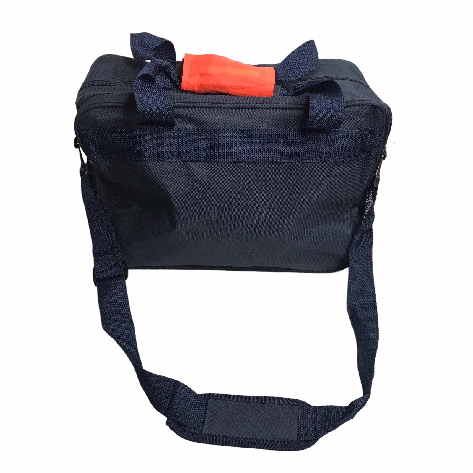 Trafalgar TT Vintage Blue Messenger Travel Carry On Bag Embroidered Soft Side